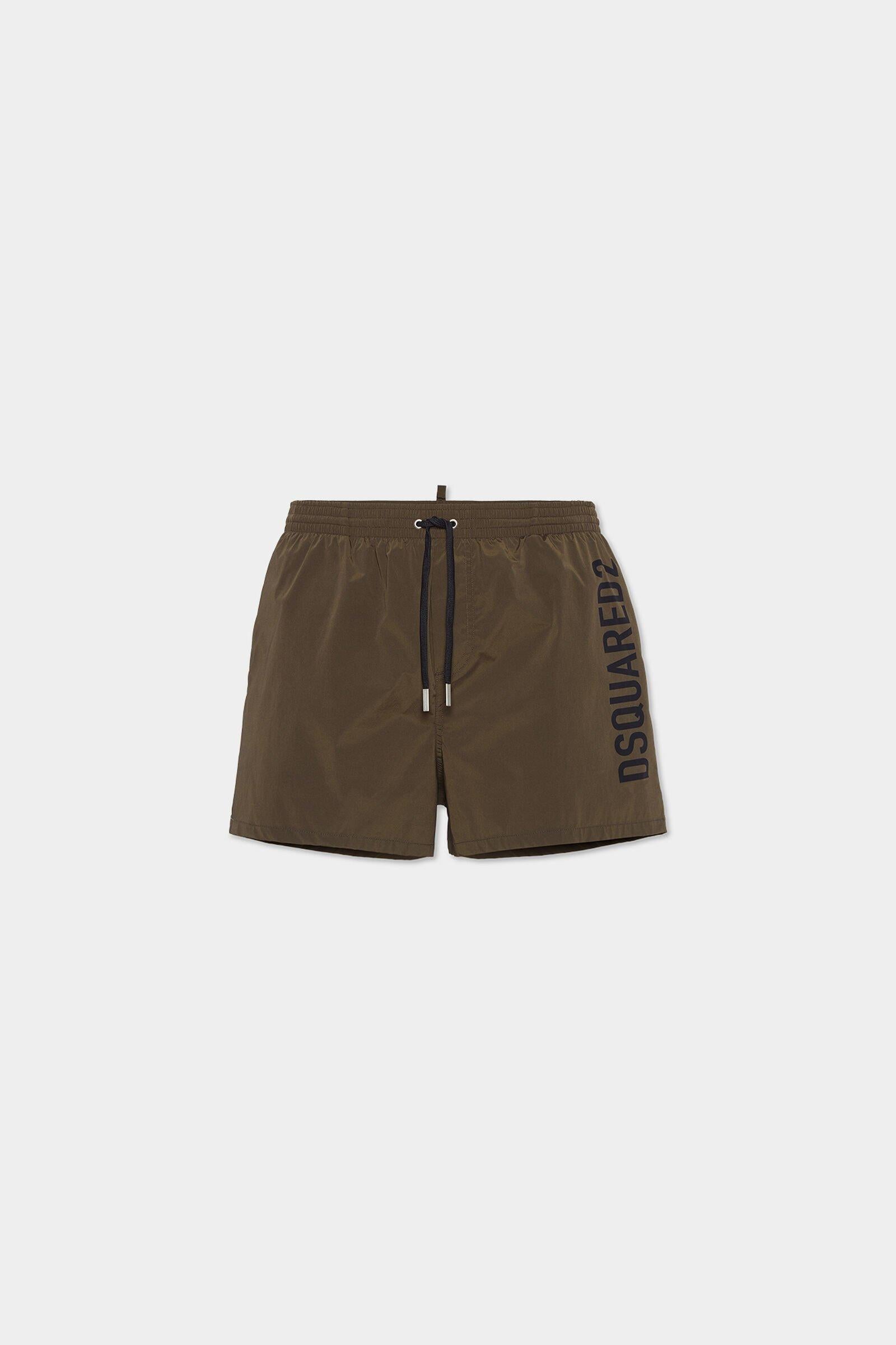 Costume Dsquared2 boxer midi verde militare D7B646000 307 DSQUARED2 
