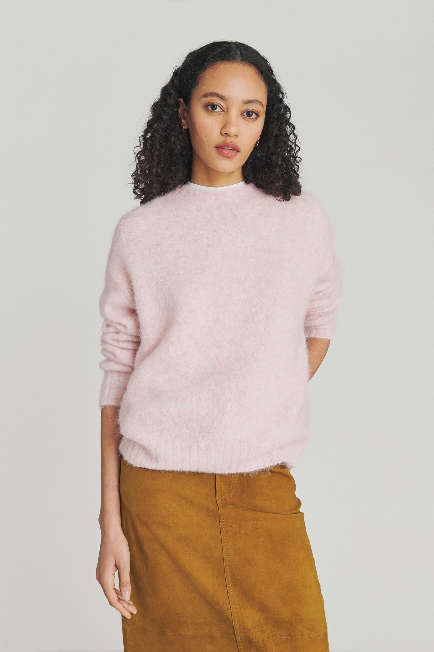 PULLOVER IN ALPACA  ROSA RND559CNXXXX C0119 ROY ROGER'S 
