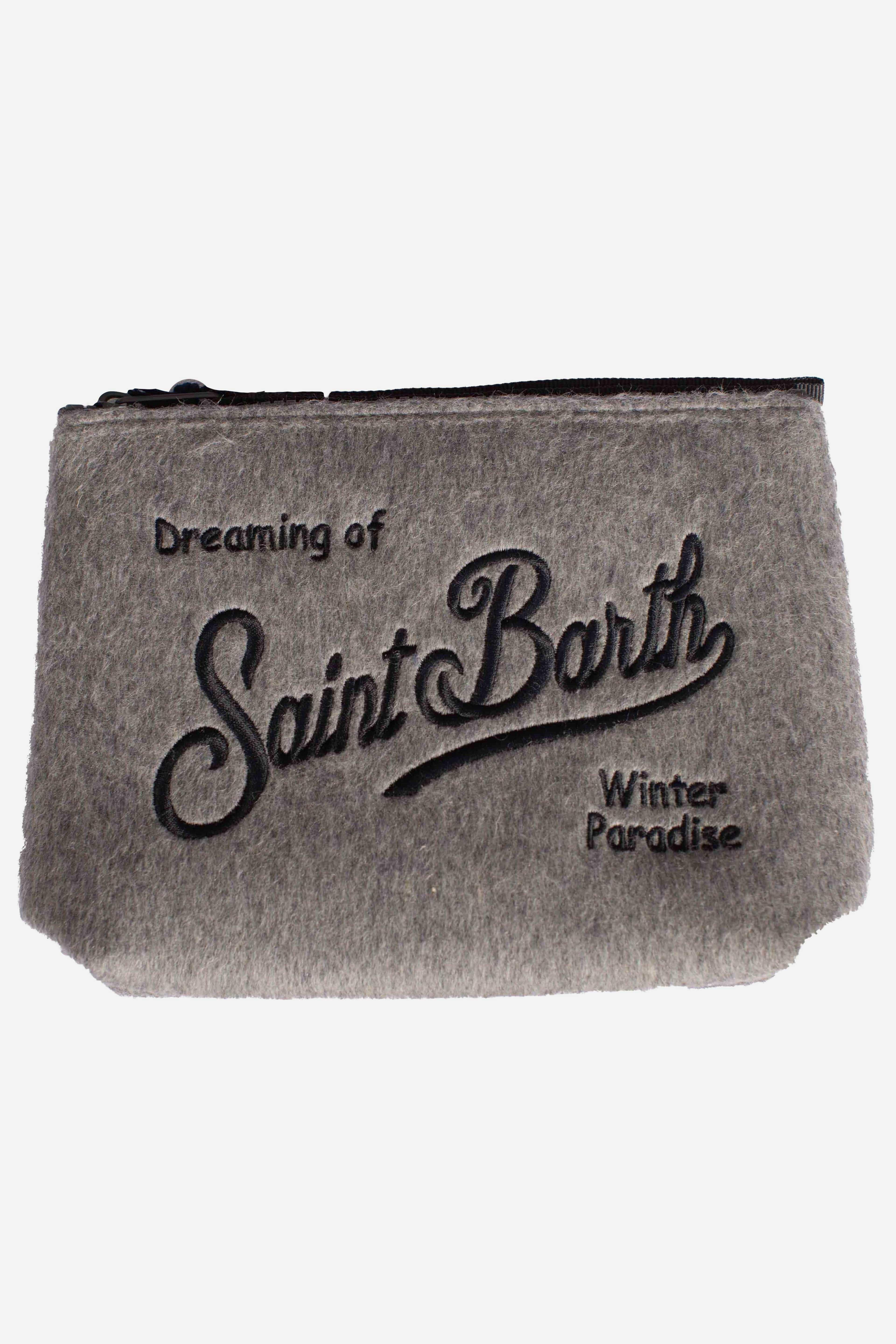 MC2 SAINT BARTH<BR/>Pochette Aline in effetto Feltro Grigio ALI0028 00265I MC2 SAINT BARTH 