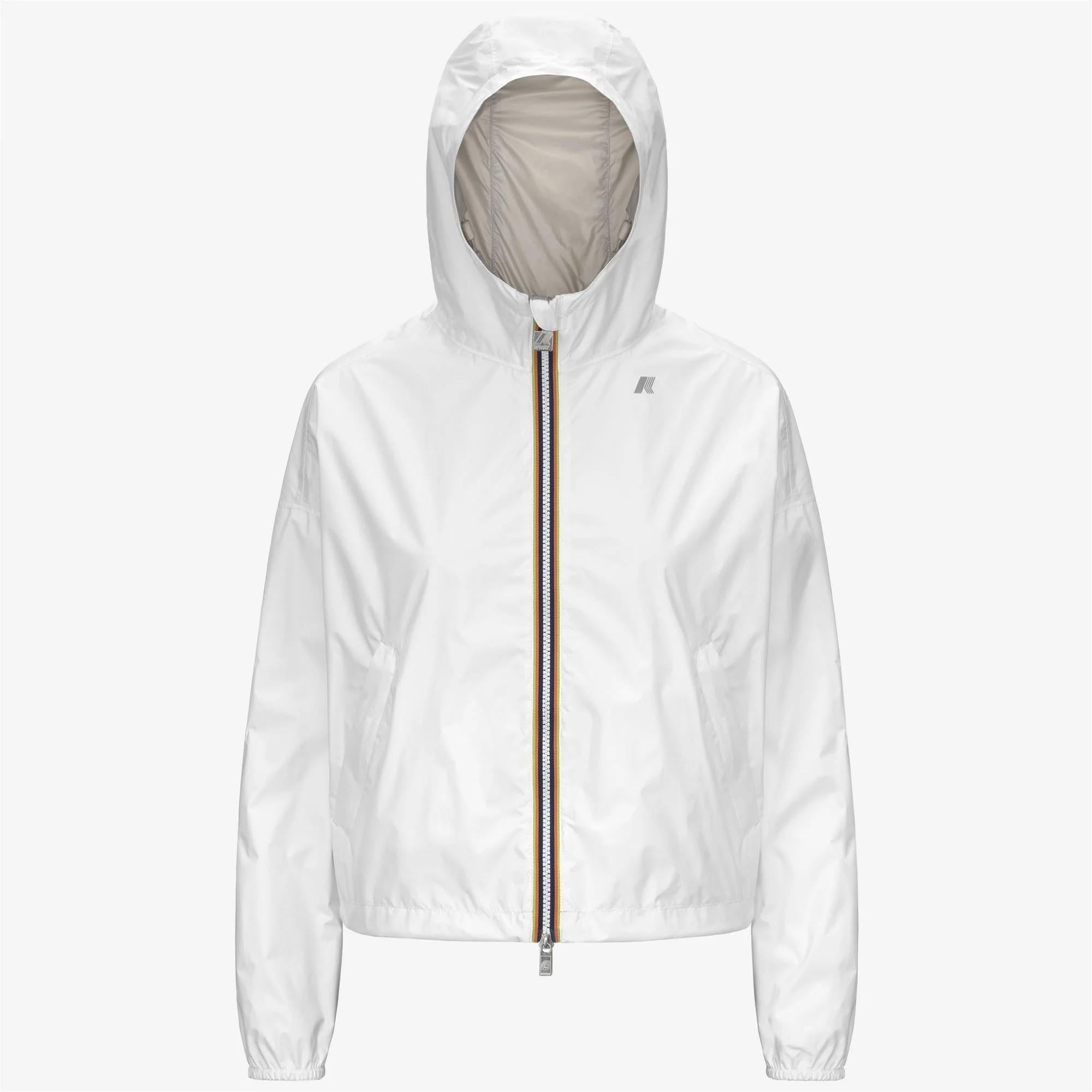 LAURETTE PLUS.2 REVERSIBLE<BR/>WHITE-BEIGE LT K81333W AOM K-WAY 