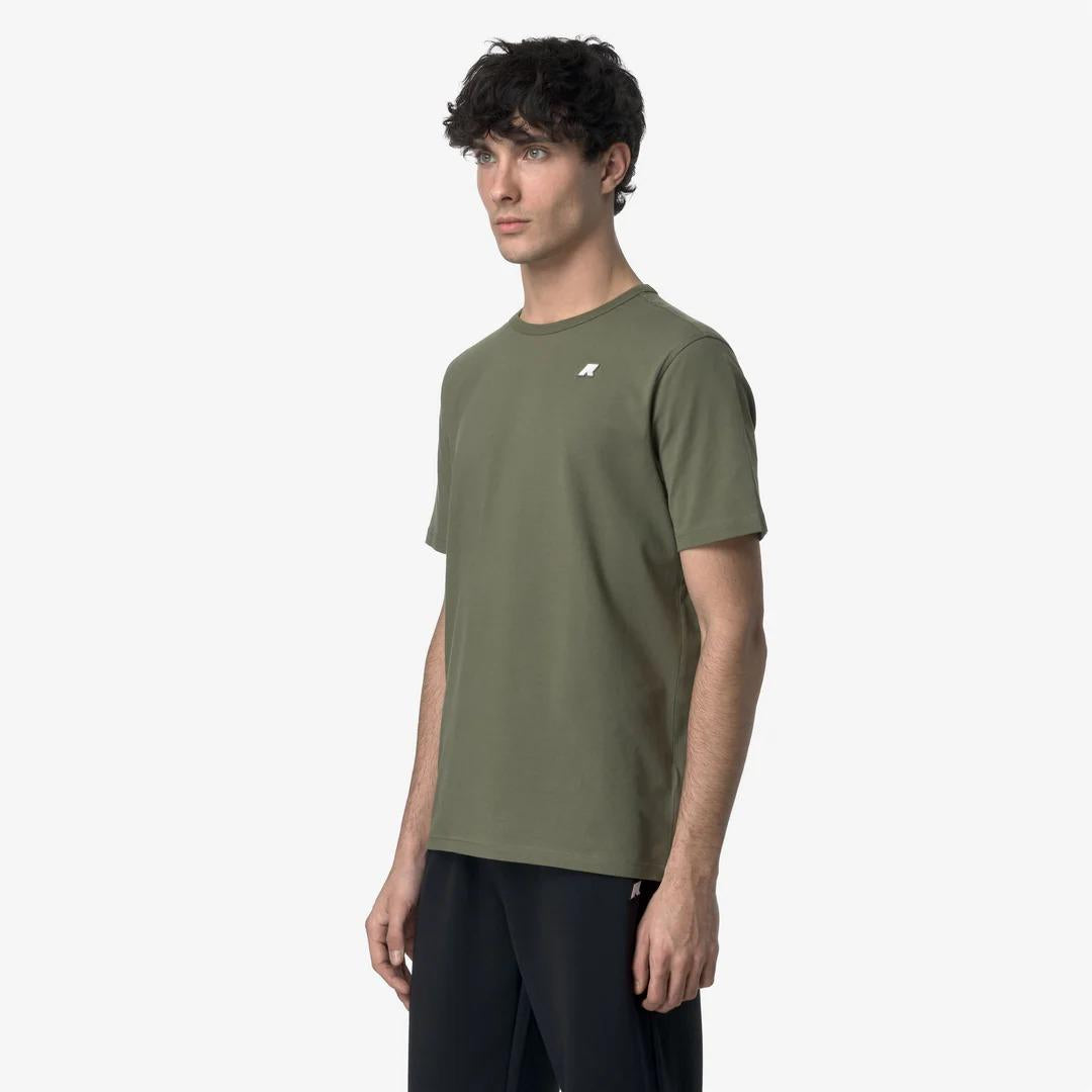 ADAME LIGHT STRETCH JERSEY<BR/>GREEN LICHEN K71349W V15 K-WAY 