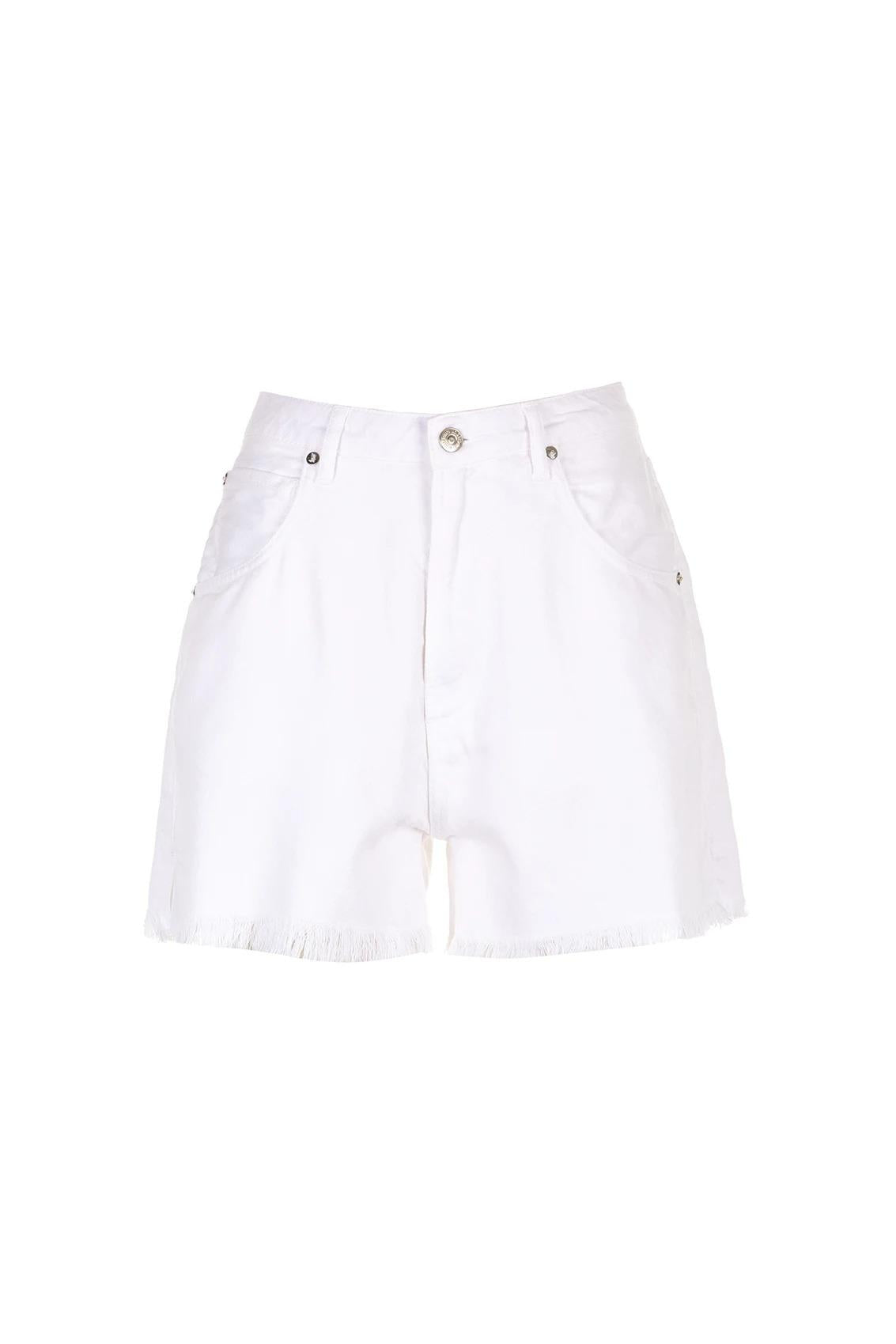 Short Roy Roger's girlfriend light bull tencel old reverse optic white RND107P4352716 C0014 ROY ROGER'S 