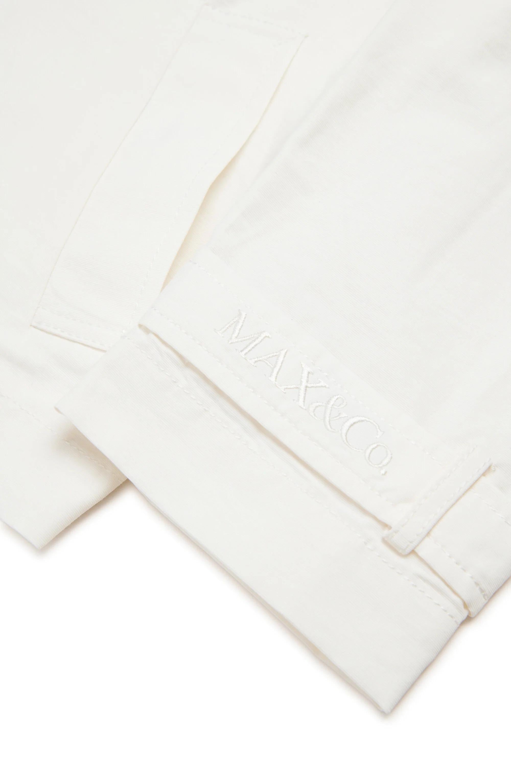 MAX&Co.<BR/>Giacca doppiopetto con logo bianca MX0281-MX003 MX104 MAX&CO KID 