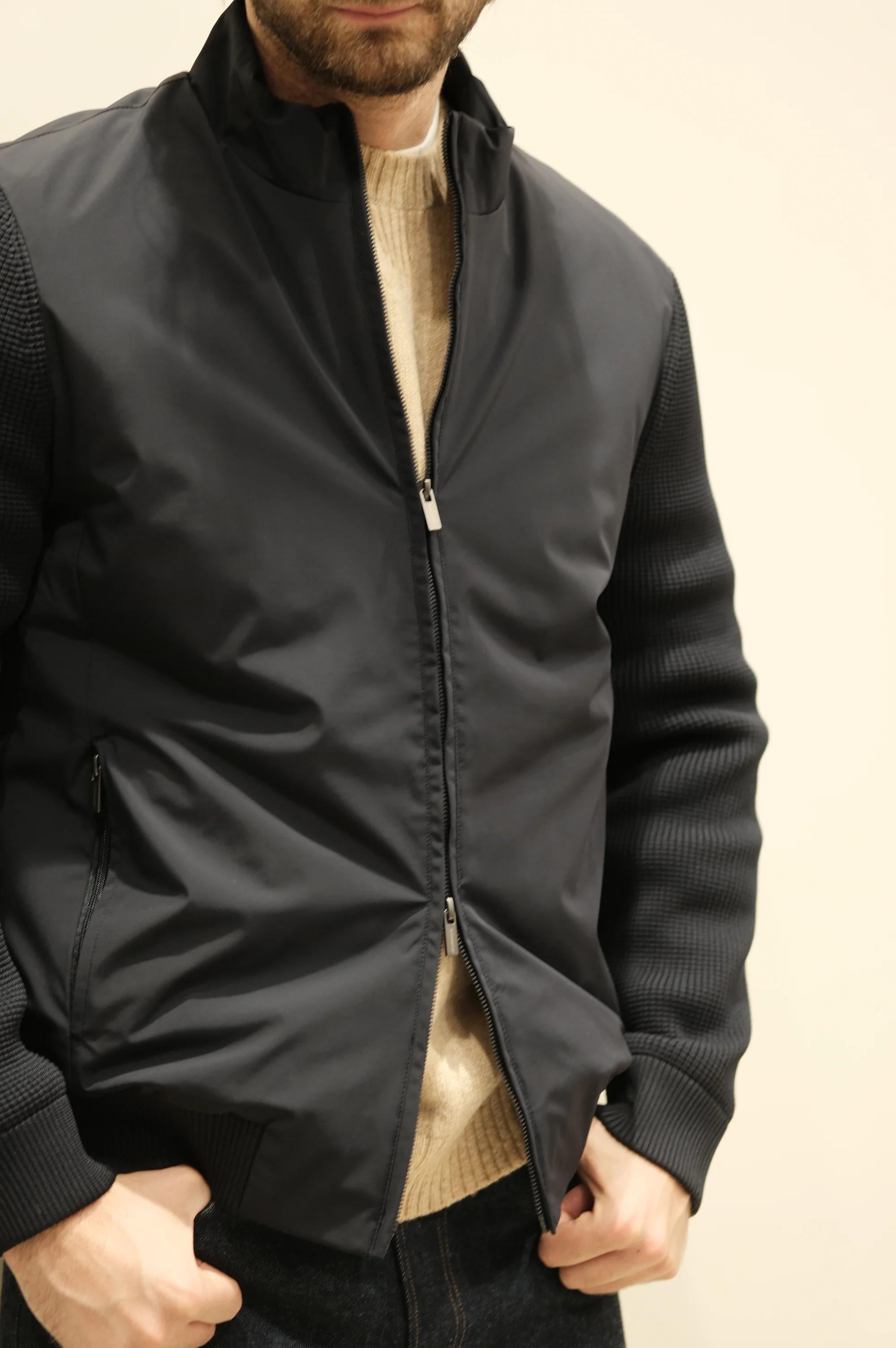 Jeordie's Bomber Nylon/Maglia Blu 00002-70758 400 JEORDIE'S 