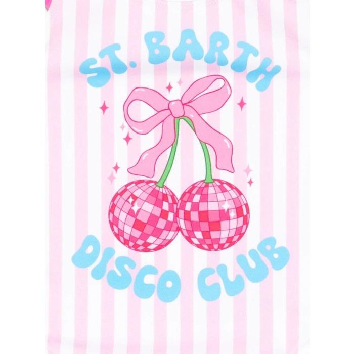 MC2 Saint Barth  Costume intero bambina Carol Rosa Righe e Ruches CARO001 00567L MC2 SAINT BARTH 