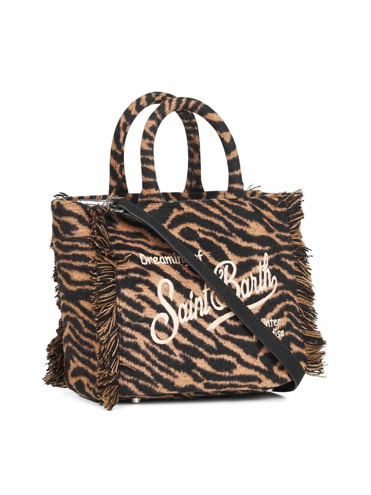 MC2 SAINT BARTH Borsa Donna VANITY MINI FELT 01322I ZEBRA 18 EMB VAMI024 01322I MC2 SAINT BARTH 