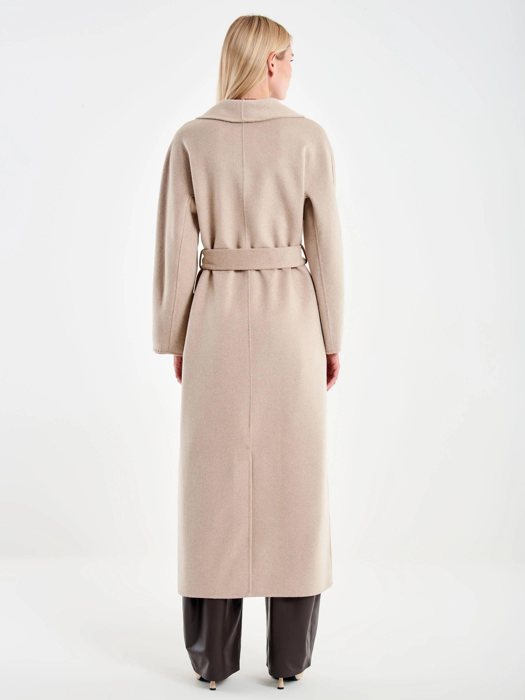 Cappotto Lungo con Cintura beige TF0004 BEIGE VICOLO 