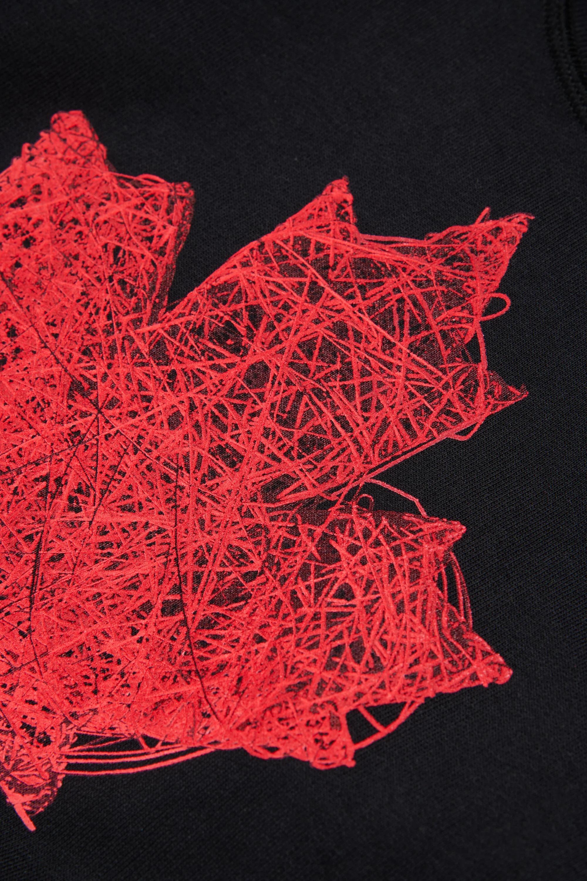 DSQUARED2<BR/>Felpa girocollo con logo nera DQ31932-D0AGW DQ900 DSQUARED KID 