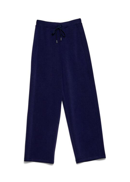 PANTALONI COULISSE MODAL CROCHE' NAVY CR09461 1 CROCHE 