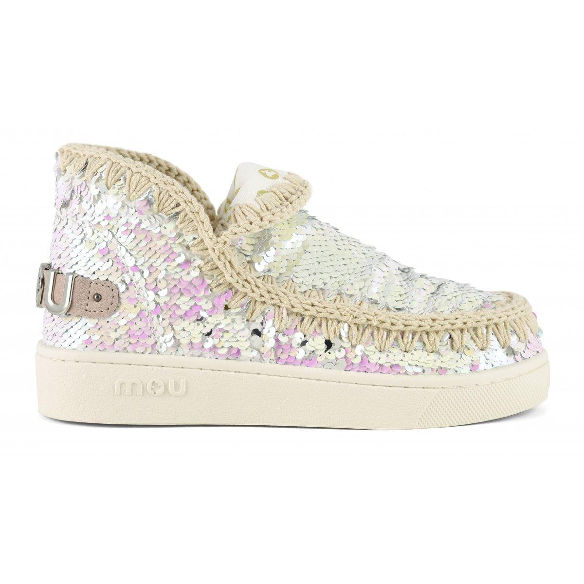 Mou Summer eskimo sneack k sequins Iridiscent pink SK211009K IRIPIN MOu 