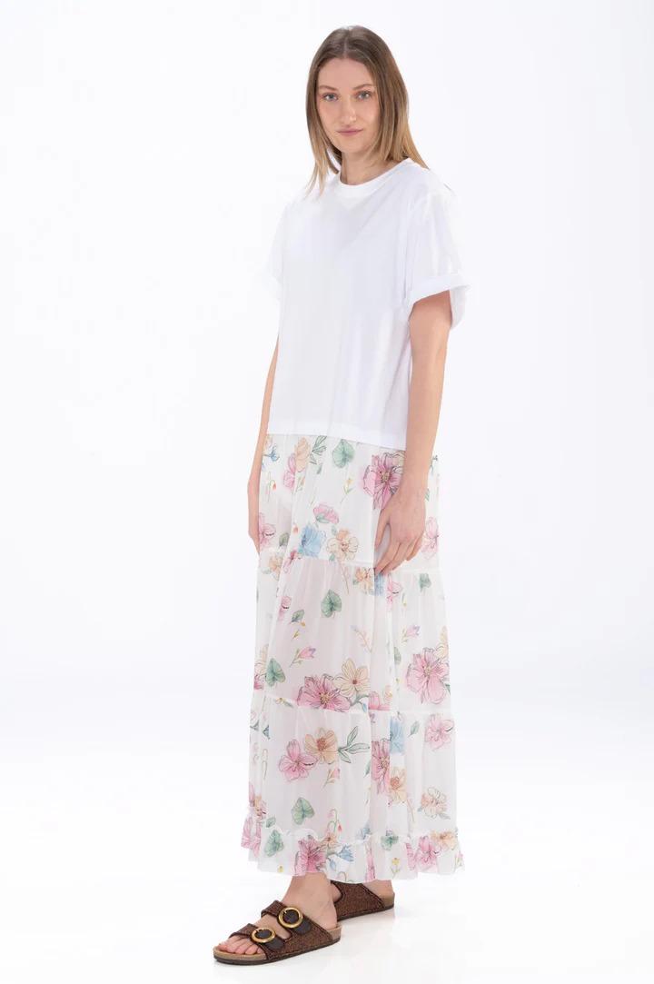 Abito white t-shirt long dress Since're Paris BS1 0017 SINCE'RE PARIS 