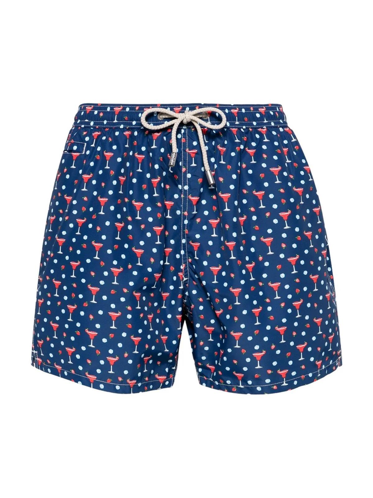 MC2 SAINT BARTH Costume da bagno Uomo LIGHTING MICRO FANTASY 01706F Blu LIG0003 01706F MC2 SAINT BARTH 