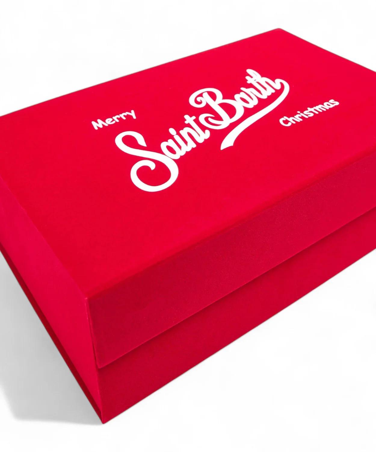 Set Berretto E Pochette Donna Mc2 Saint Barth Teddy Embroidery Christmas Box Woman Mountain BOX0024 BOX0024 03771I MC2 SAINT BARTH 