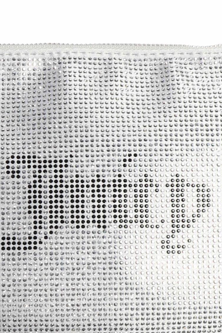 JUICY COUTURE<BR/>W MIA FLAT POUCH SILVER-SILVER BEJ1M8782WP O902 JUICY COUTURE 