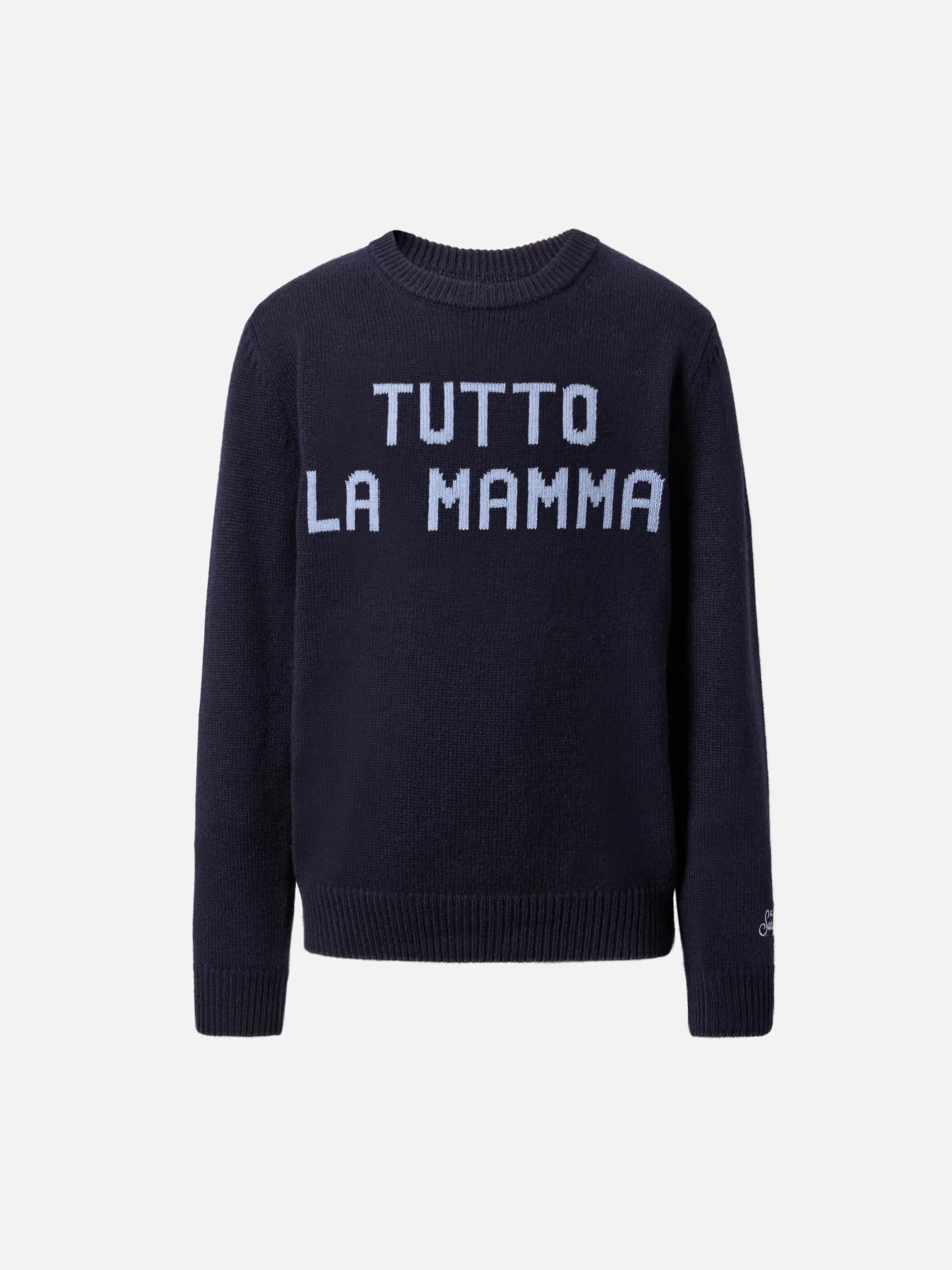 Maglione girocollo Douglas con jacquard Tutto la mamma DOU0001 01615I MC2 SAINT BARTH 