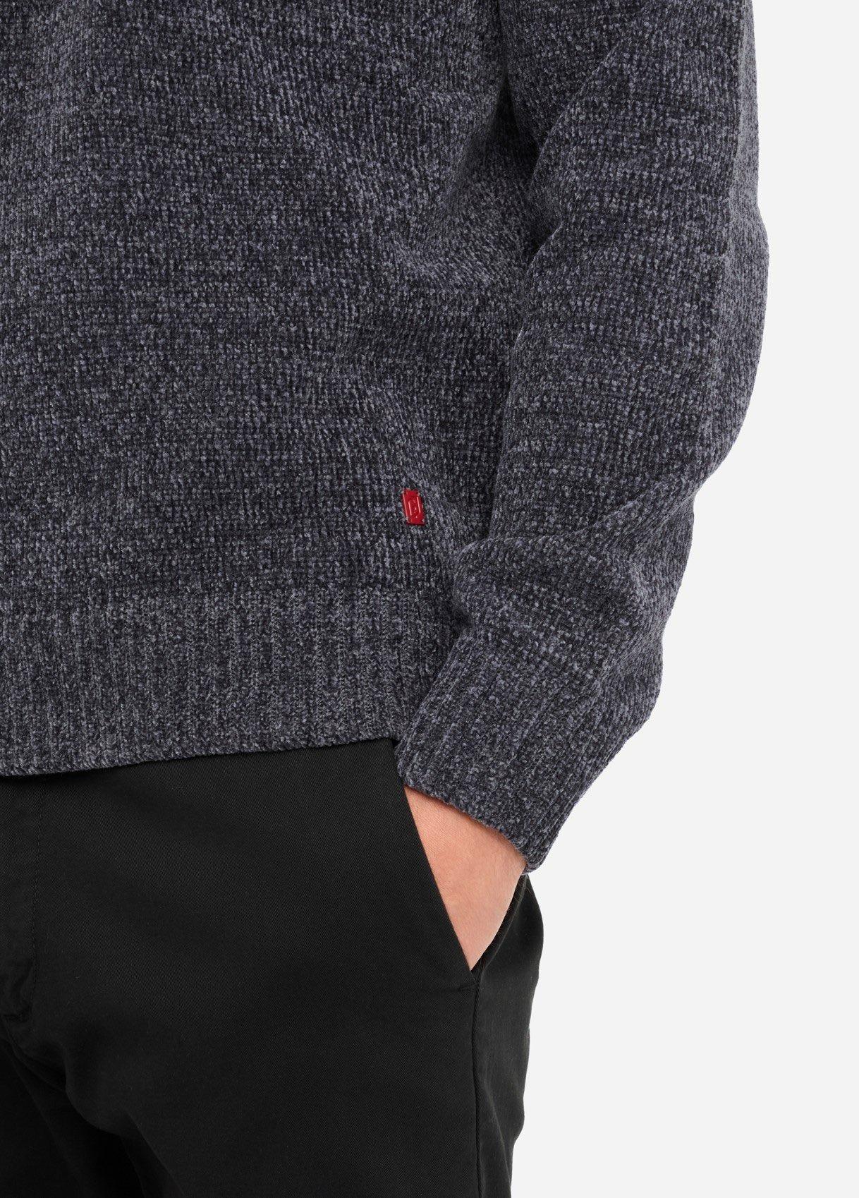 Liu.jo maglia ciniglia girocollo Asphalt QXX060MA29P 90201 LIU-JO 