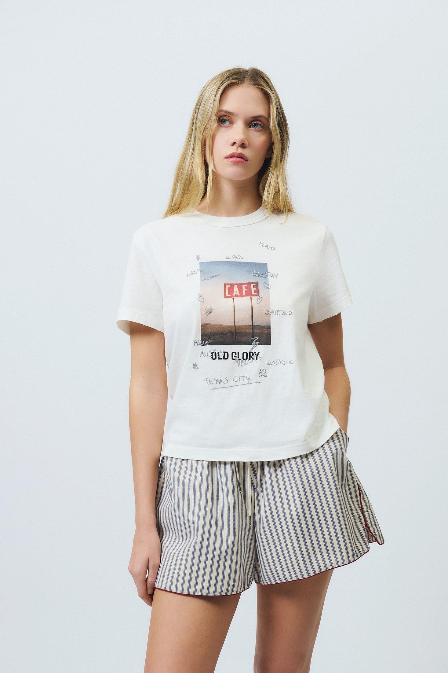 ROY ROGER'S OLD GLORY - T-SHIRT CON STAMPA POLAROID ROG0053CQ550111 C0021 ROY ROGER'S 