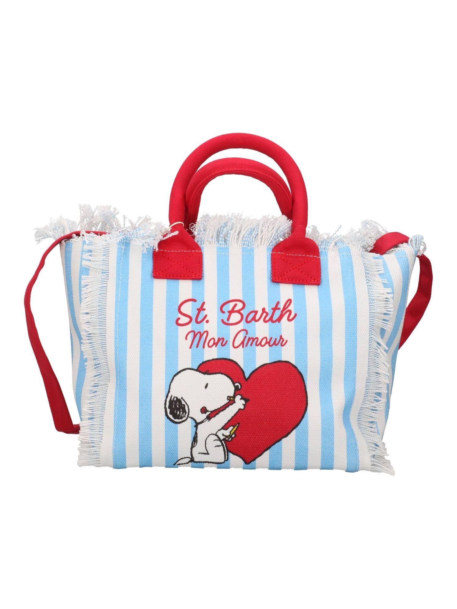 Borsa Mc2 Saint Barth COL0001 02622L bianca e azzurra. COL0001 02622L MC2 SAINT BARTH 