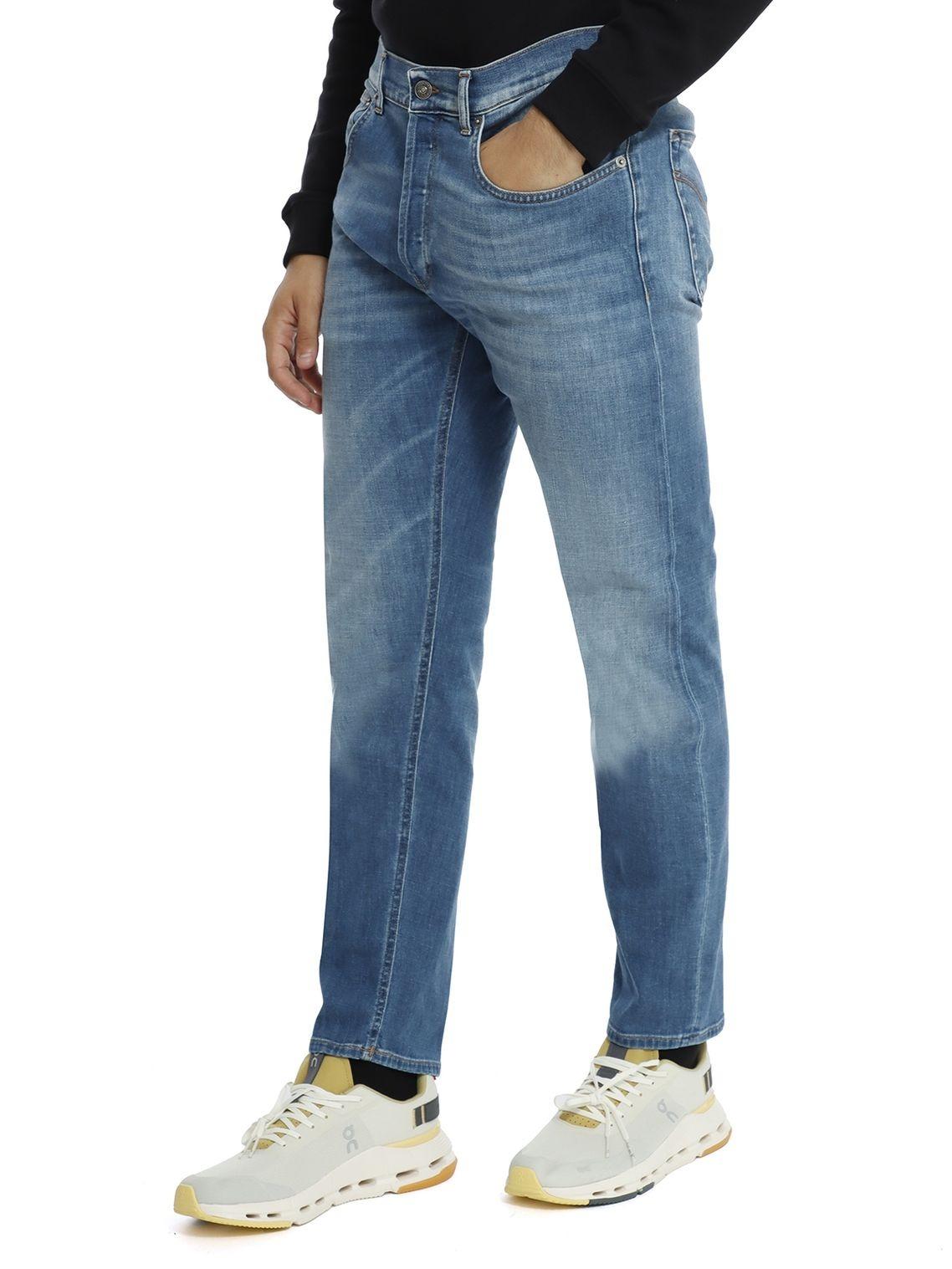 Dondup Jeans Dian Carrot Cinque Tasche Slim Fit Uomo Blu UP576-DS0345U-LG6 800 DONDUP 