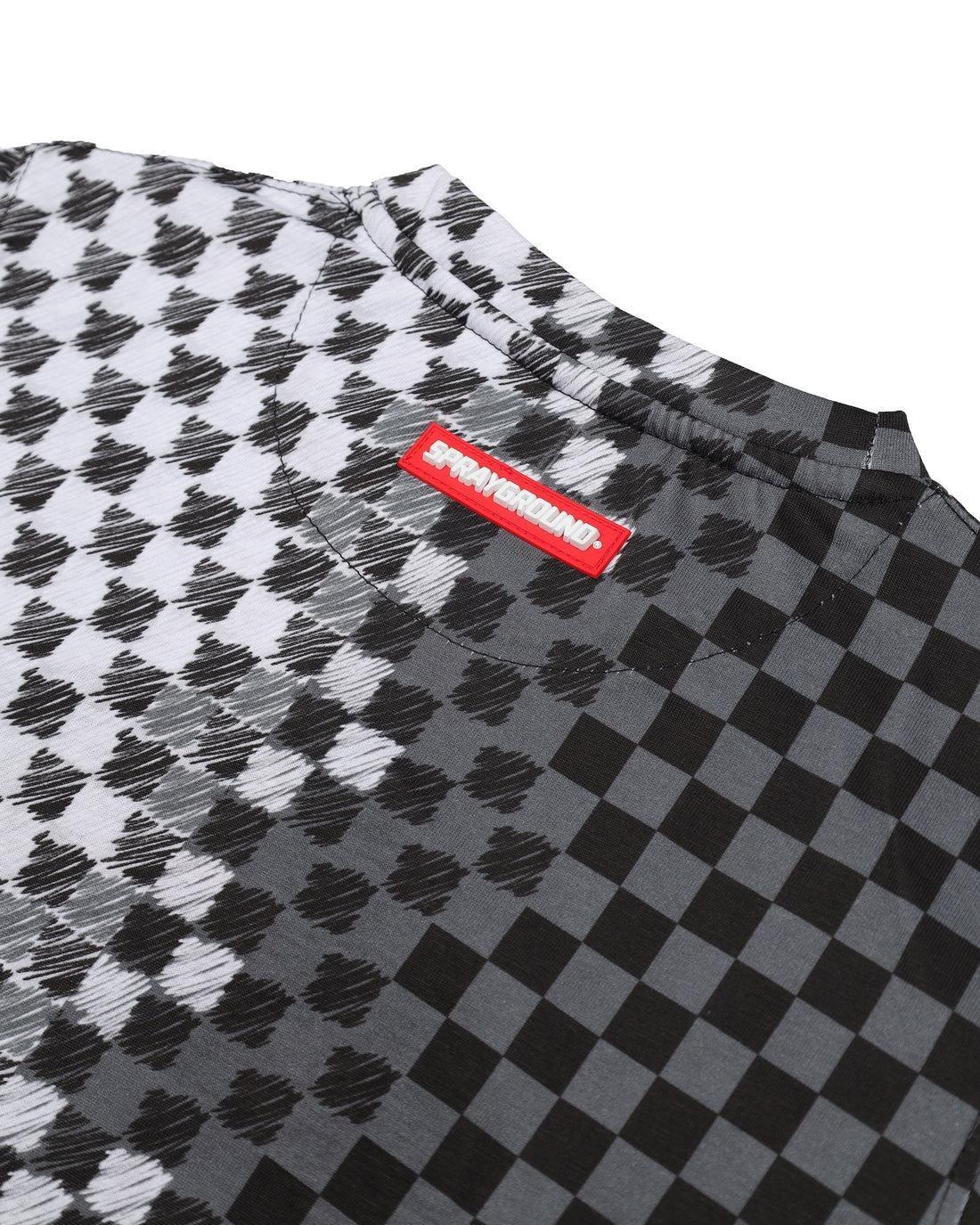 SPRAYGROUND CHECKERED SKETCH REGULAR T-SHIRT SPY1410 V.U SPRAYGROUND 