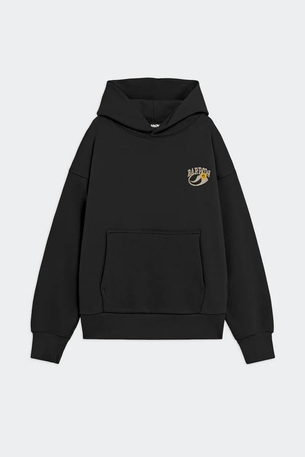 Barrow Hoodie unisex nera F5BWUAHS051 110 BARROW 