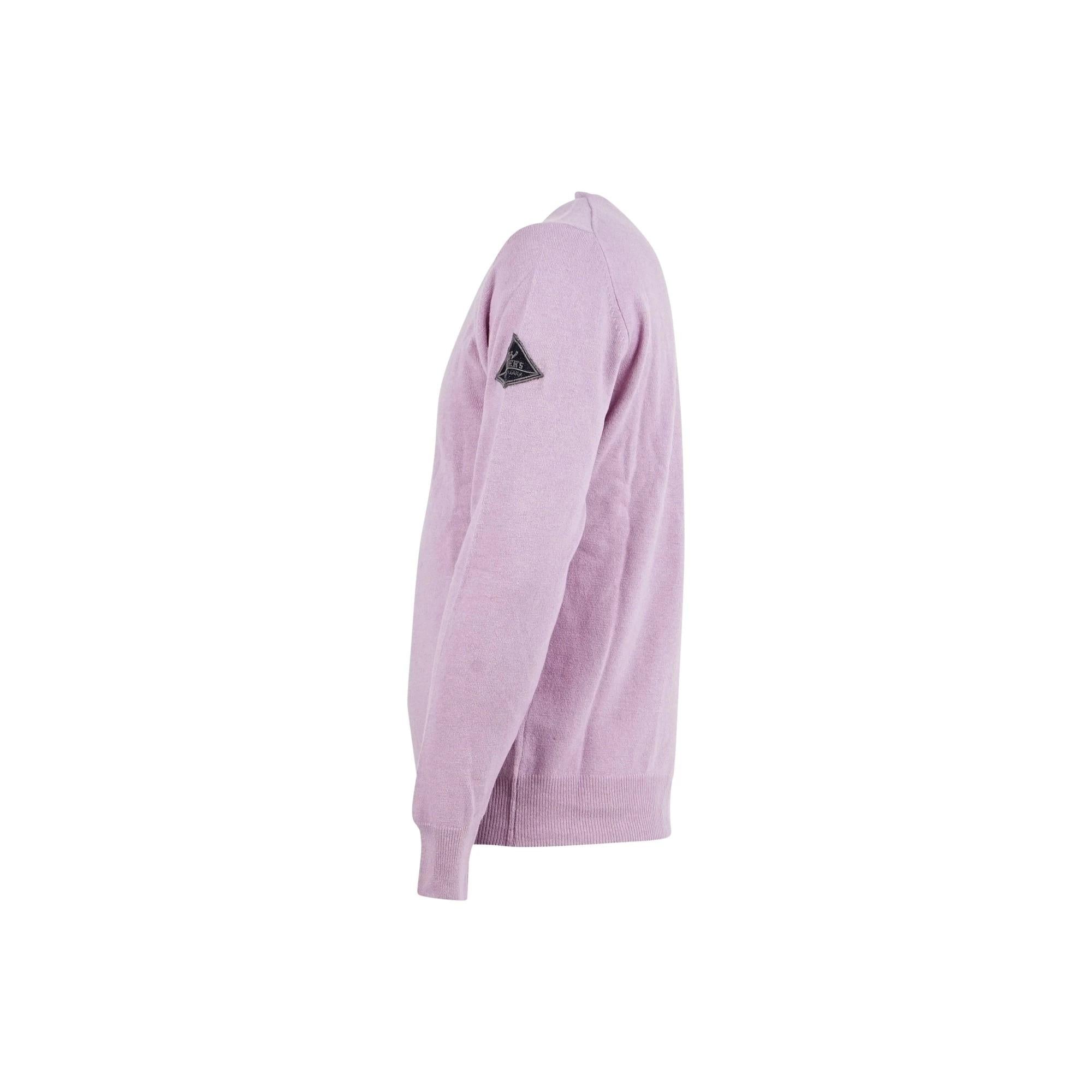 MAGLIONE GIROCOLLO IN LANA E CASHMERE FINEZZA 12 DUSTY PINK RRU502CC53XXXX C0175 ROY ROGER'S 