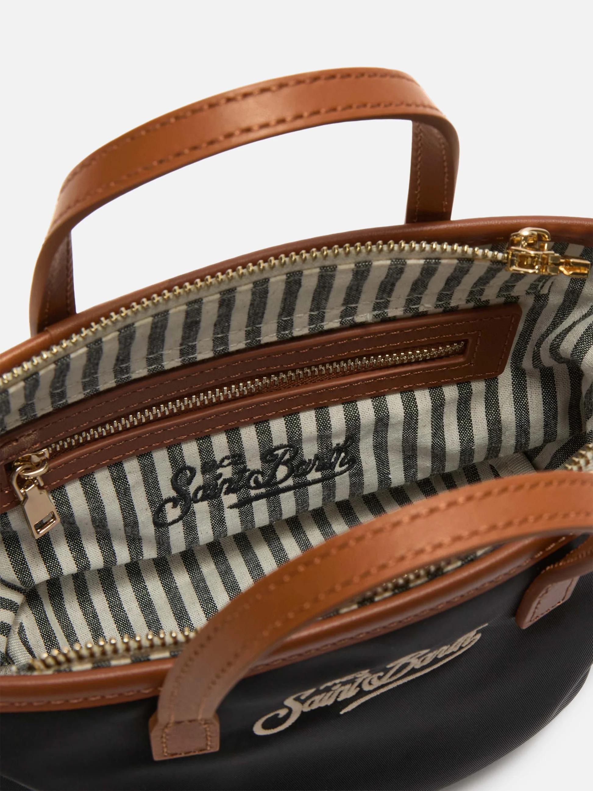 Borsa City mini in nylon nera CB0005 00288L MC2 SAINT BARTH 