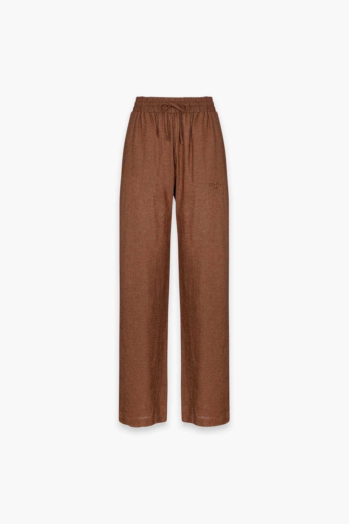 Pantalaccio In Mistolino  Moka - Gaëlle Paris GAABW10026-PTTS0274 MOKA GAELLE 
