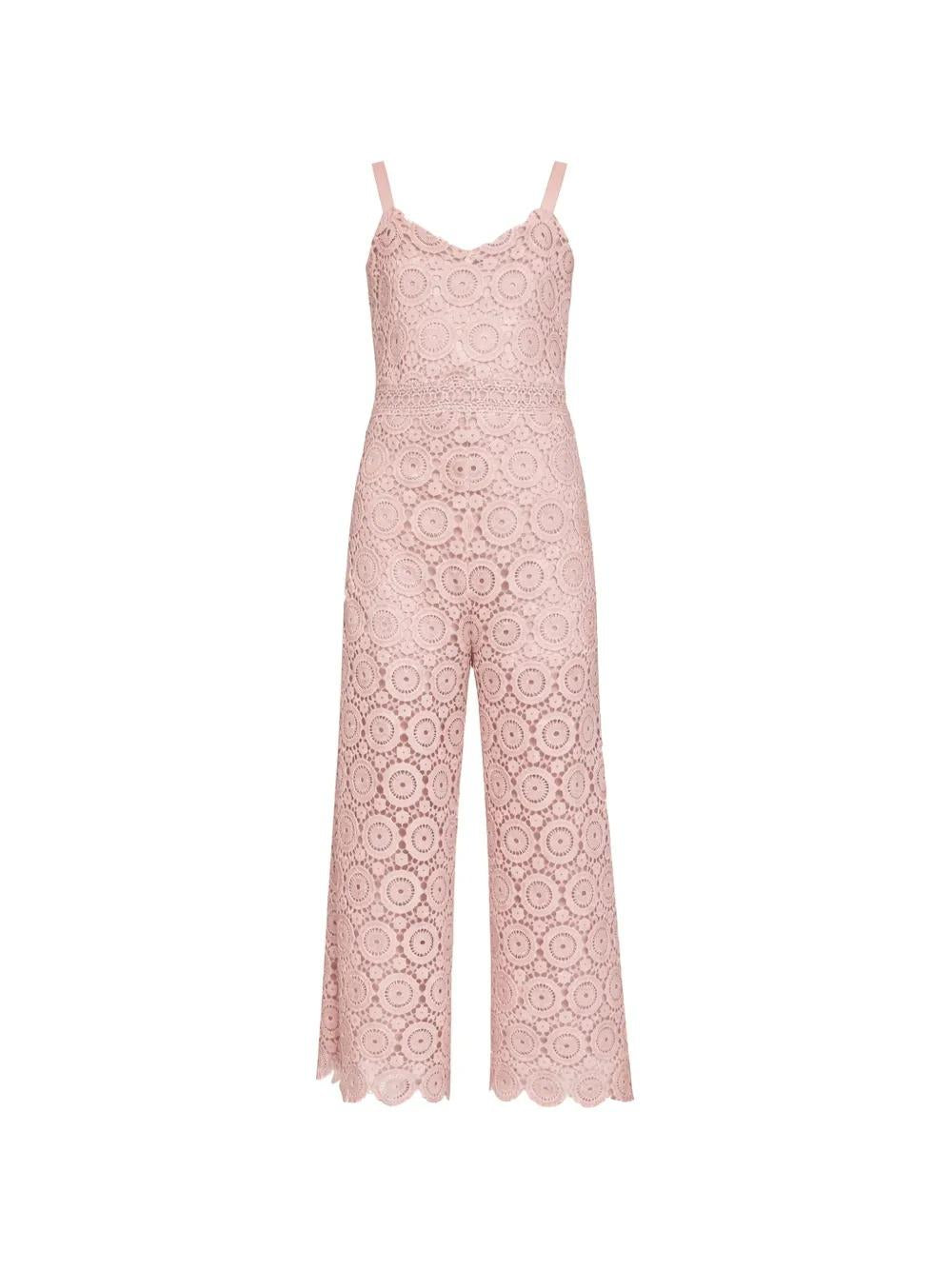 TWINSET Kids<BR/>tuta intera in pizzo macramè 261GJ2Q22 10021 TWINSET 