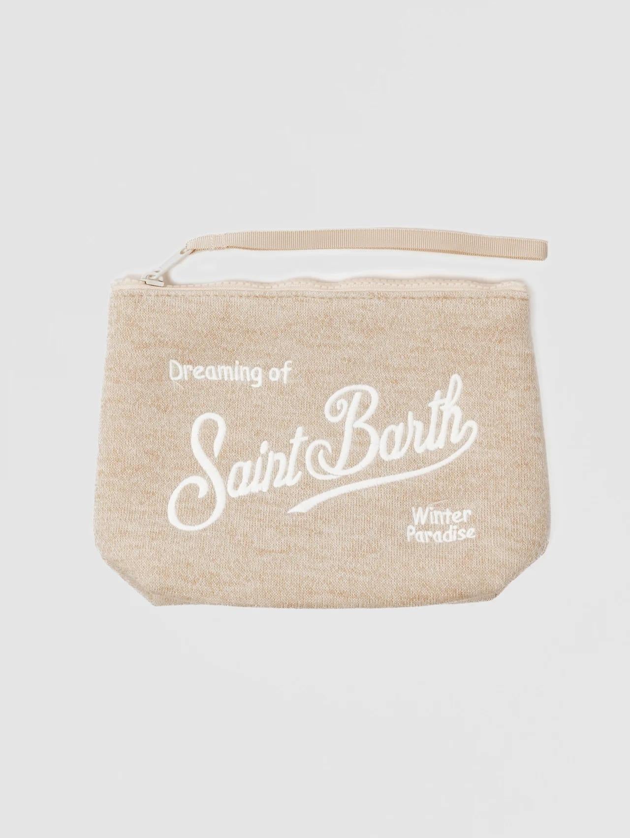 MC2 SAINT BARTH Pochette aline wool beige ALI0022 00208I MC2 SAINT BARTH 