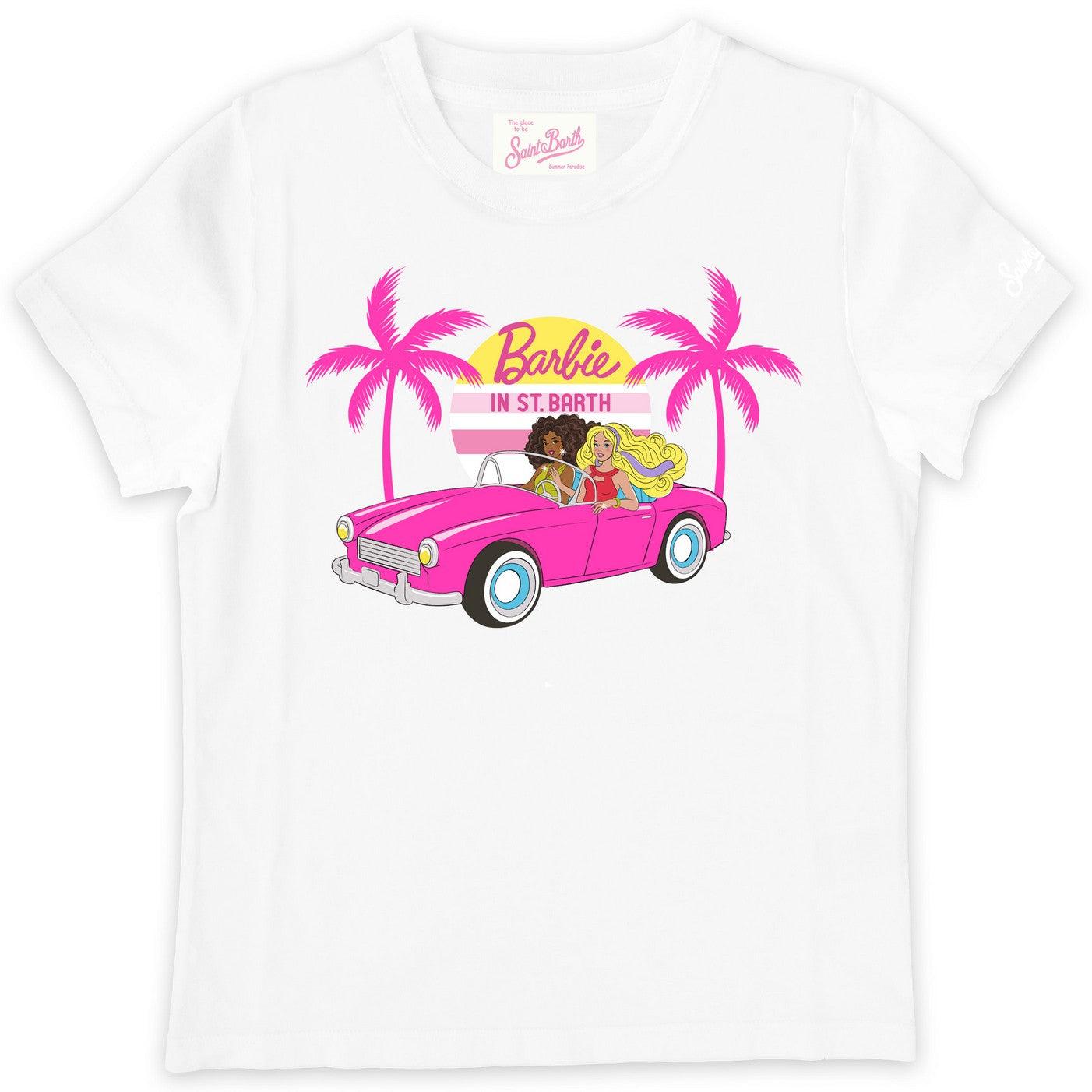 T-Shirt Elly Mc2 St. Barth  Barbie Car Bianco ELLY001 03488H MC2 SAINT BARTH 