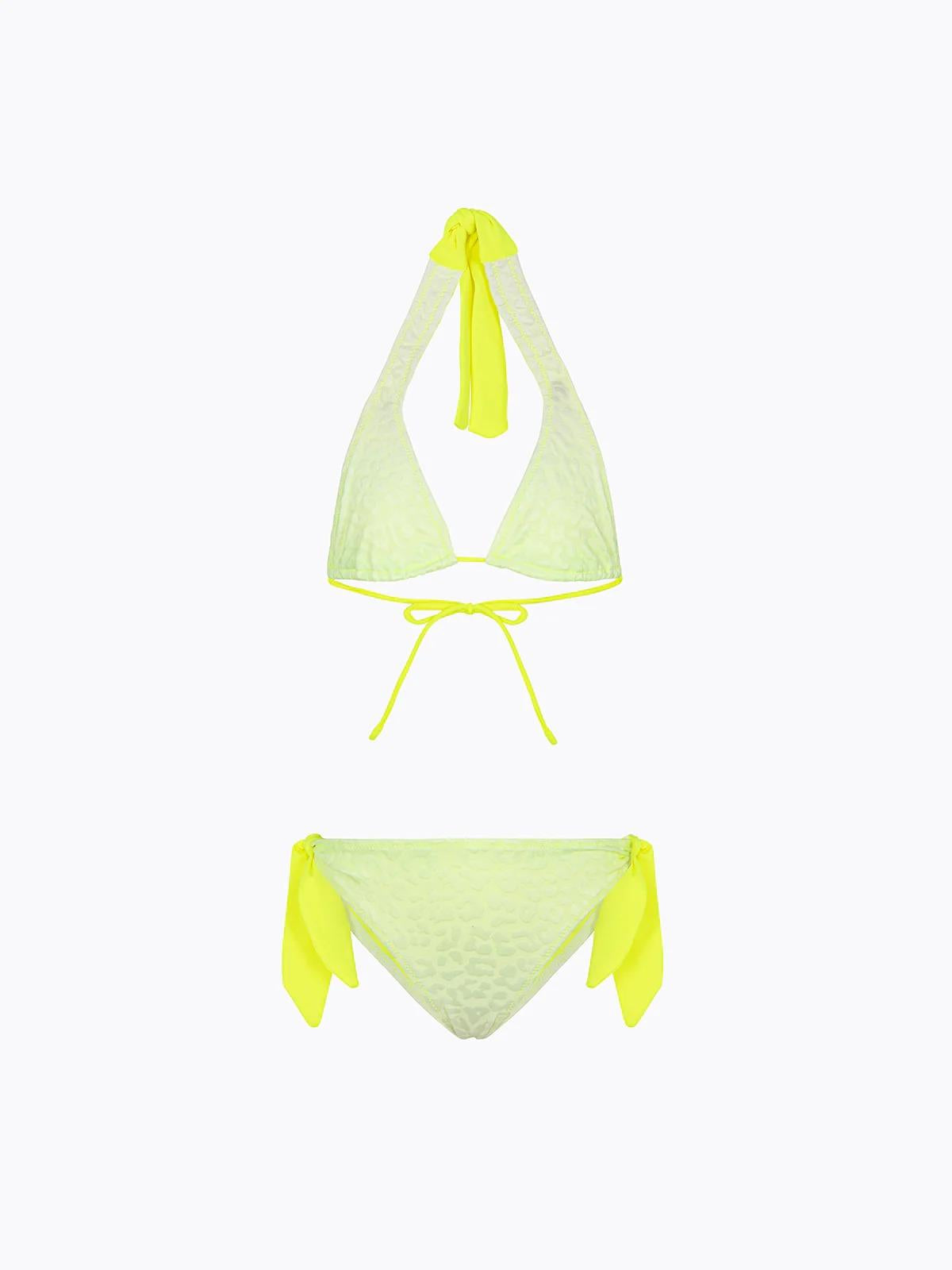 Bikini Bambina F**K Triangolo Alto con Slip Fisso Fantasia SG0680-X93 FJ26-SG0680 X93 F**K 