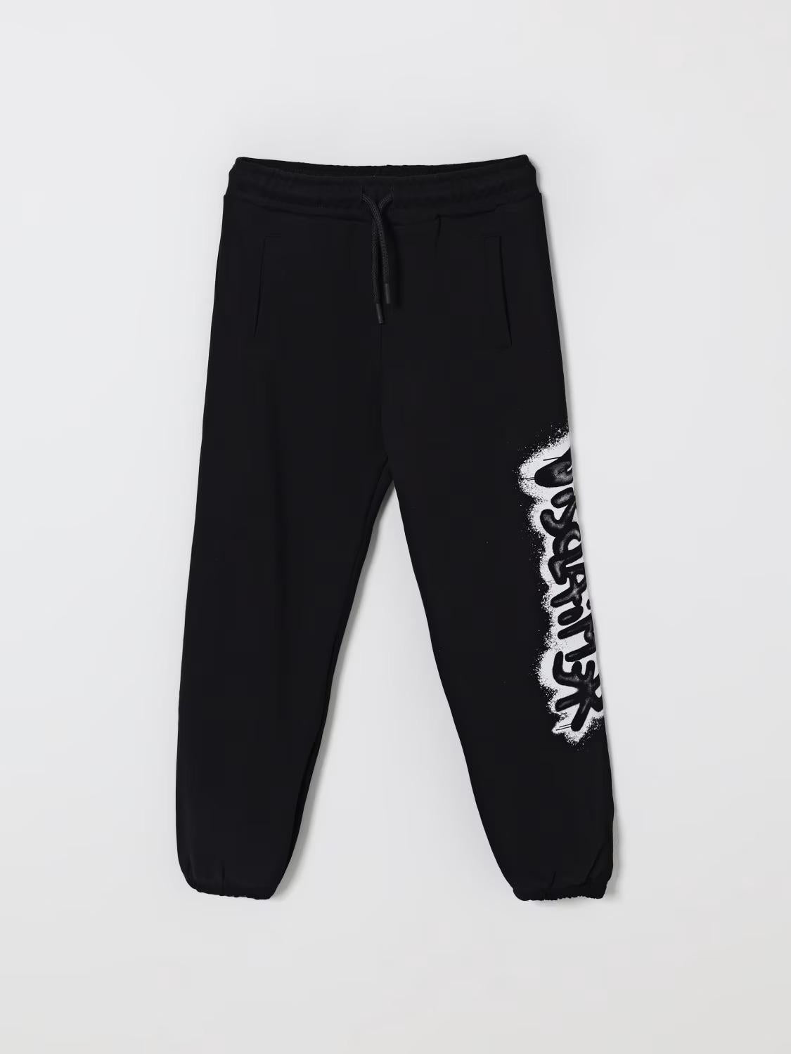 Pantalone bambino in felpa disclaimer Nero 25IDK58618 NERO DISCLAIMER 