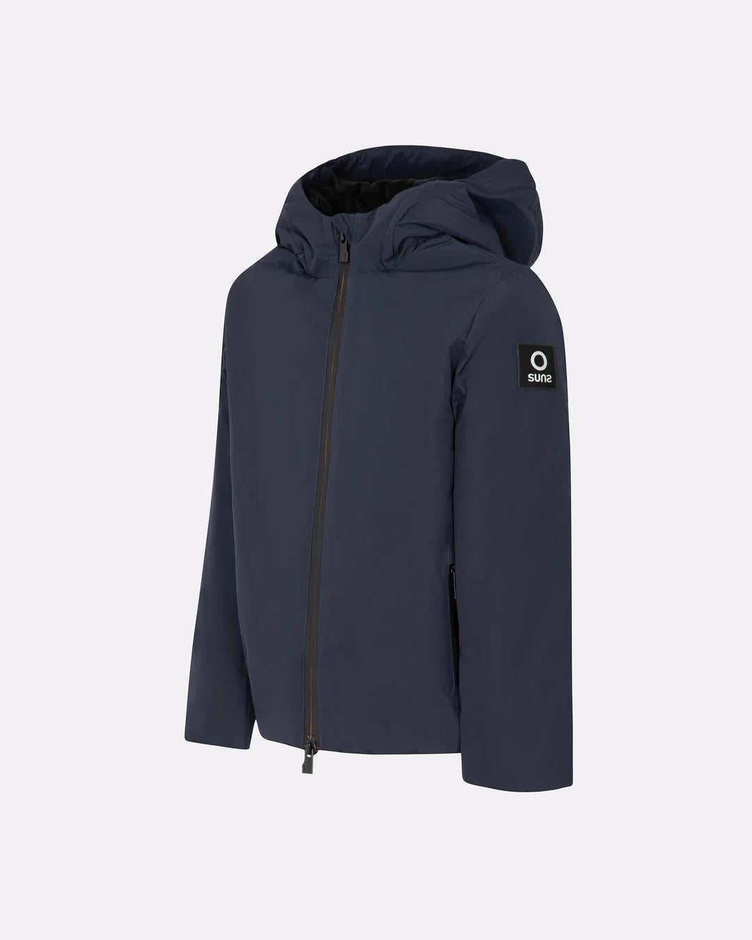 Giubbotto Bambino Jacket K Aurelio Velour con interno in eco fur dark blue GBS5338U DARK BLUE SUNS 