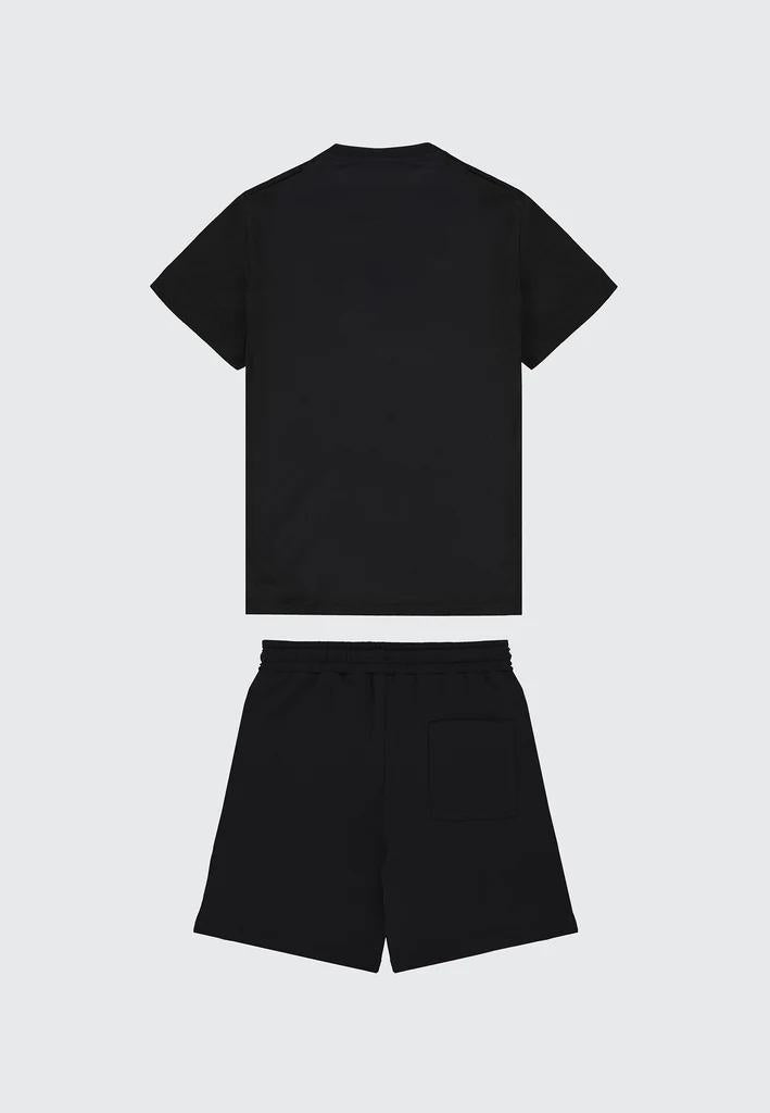 BARROW SET T-SHIRT/SHORTS TEDDY NERO S6BKJUTB101 110 BARROW 