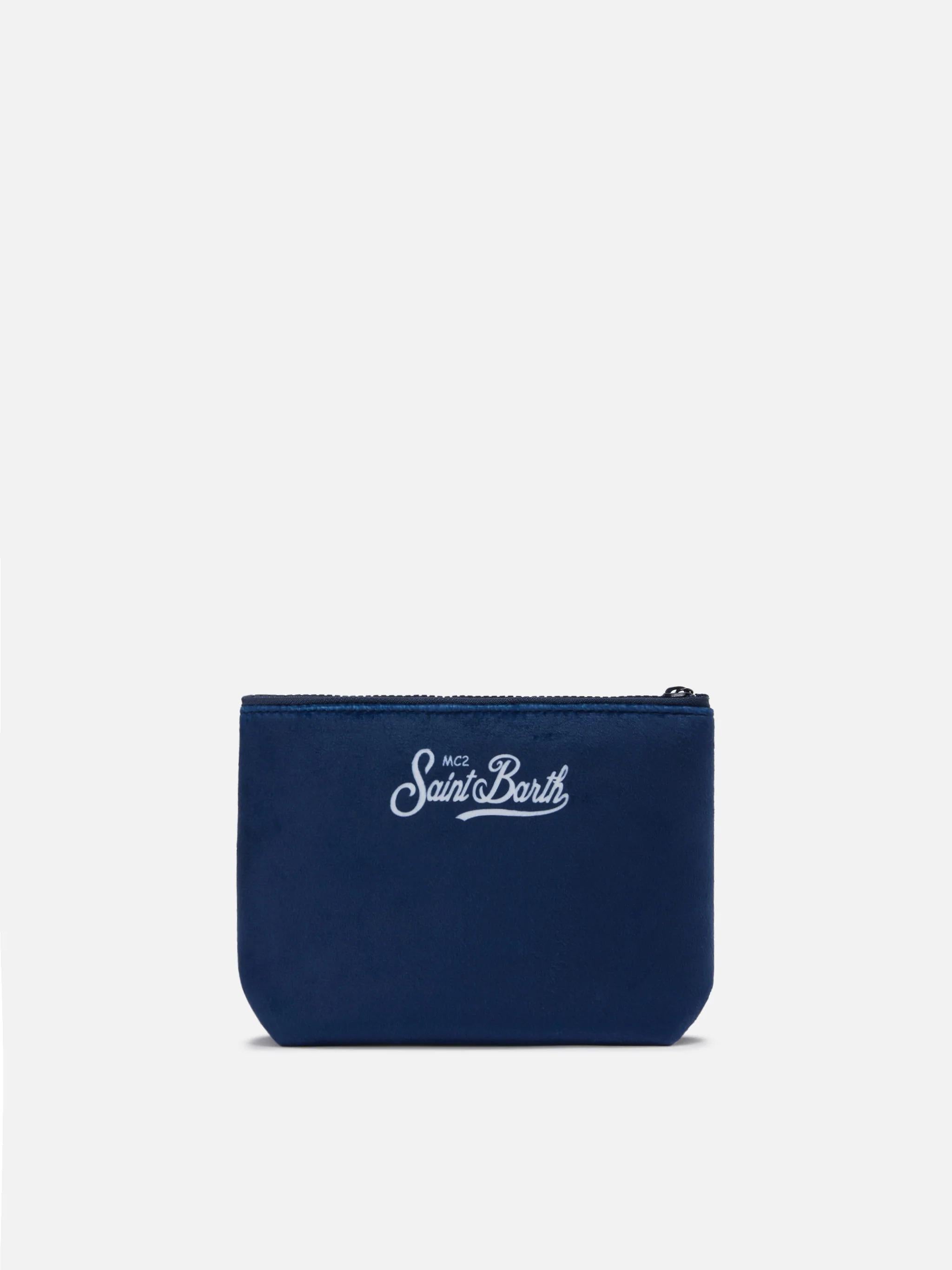 Pochette Aline effetto lana con stampa Vacanze di Natale | VACANZE DI NATALE SPECIAL EDITION ALI0002 00013I MC2 SAINT BARTH 