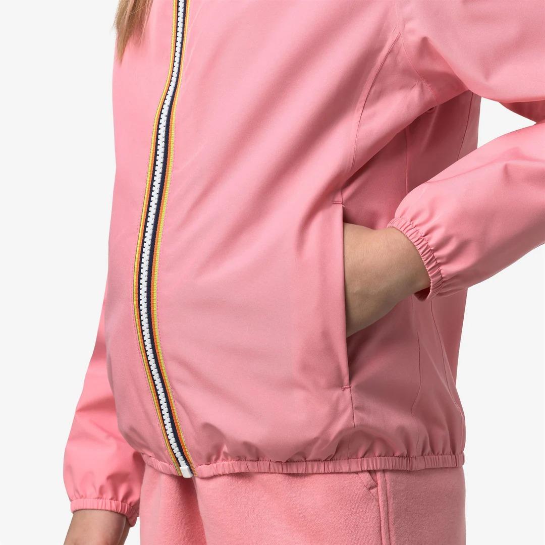 P. LILY STRETCH POLY JERSEY<BR/>PINK GERANIUM K2148NW Q28 K-WAY 