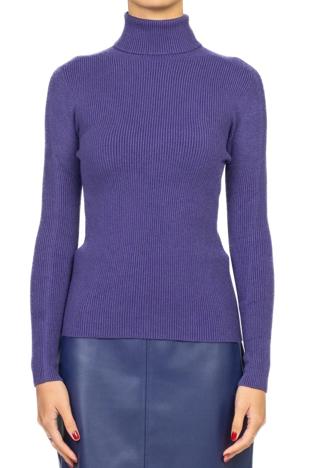 Vicolo - Maglia costine collo alto Art. 77314F viola 77314F VIOLA VICOLO 