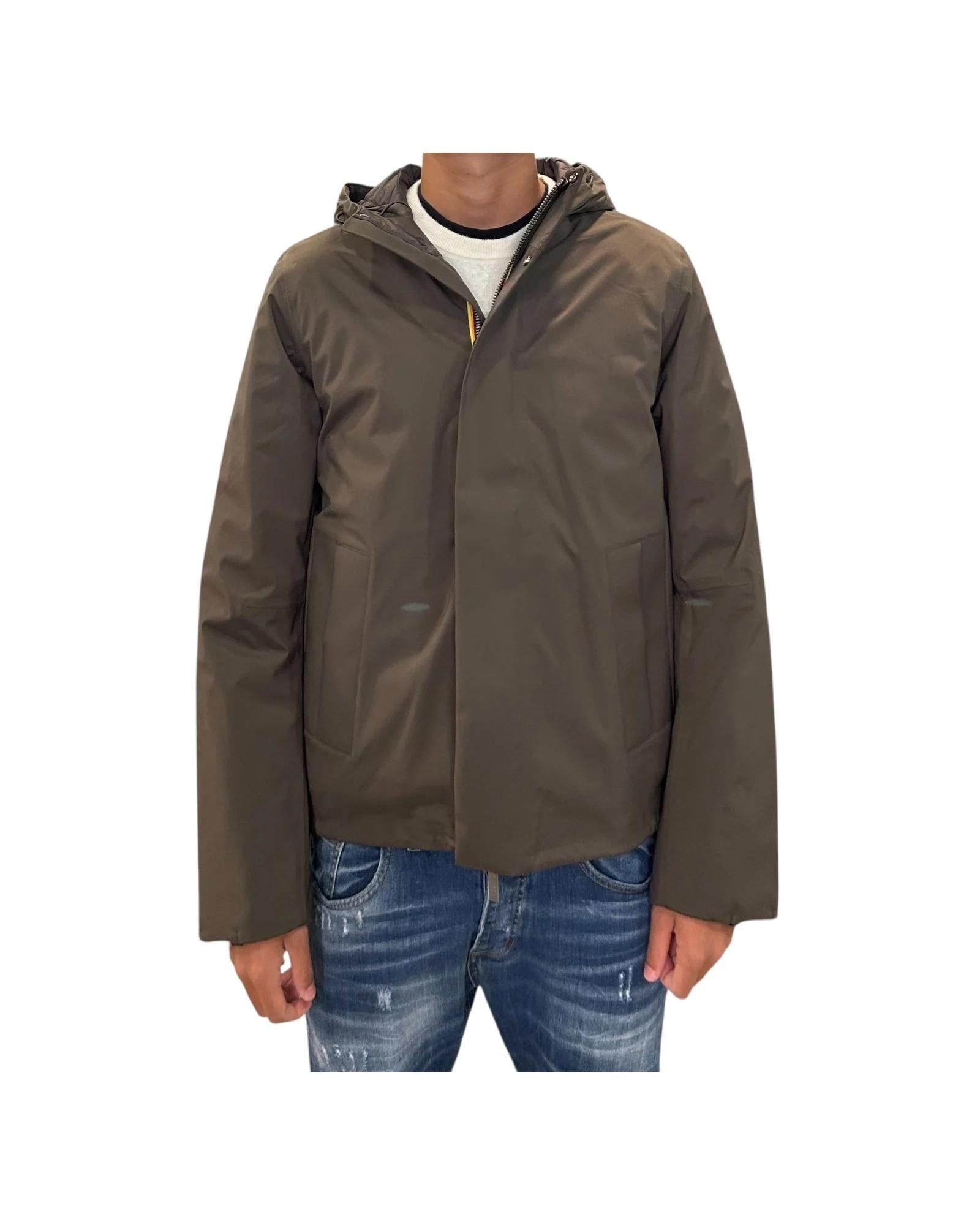 JACKEN BONDED PADDED<BR/>BLACK OLIVE COMBO<BR/><BR/> K7132BW B38 K-WAY 