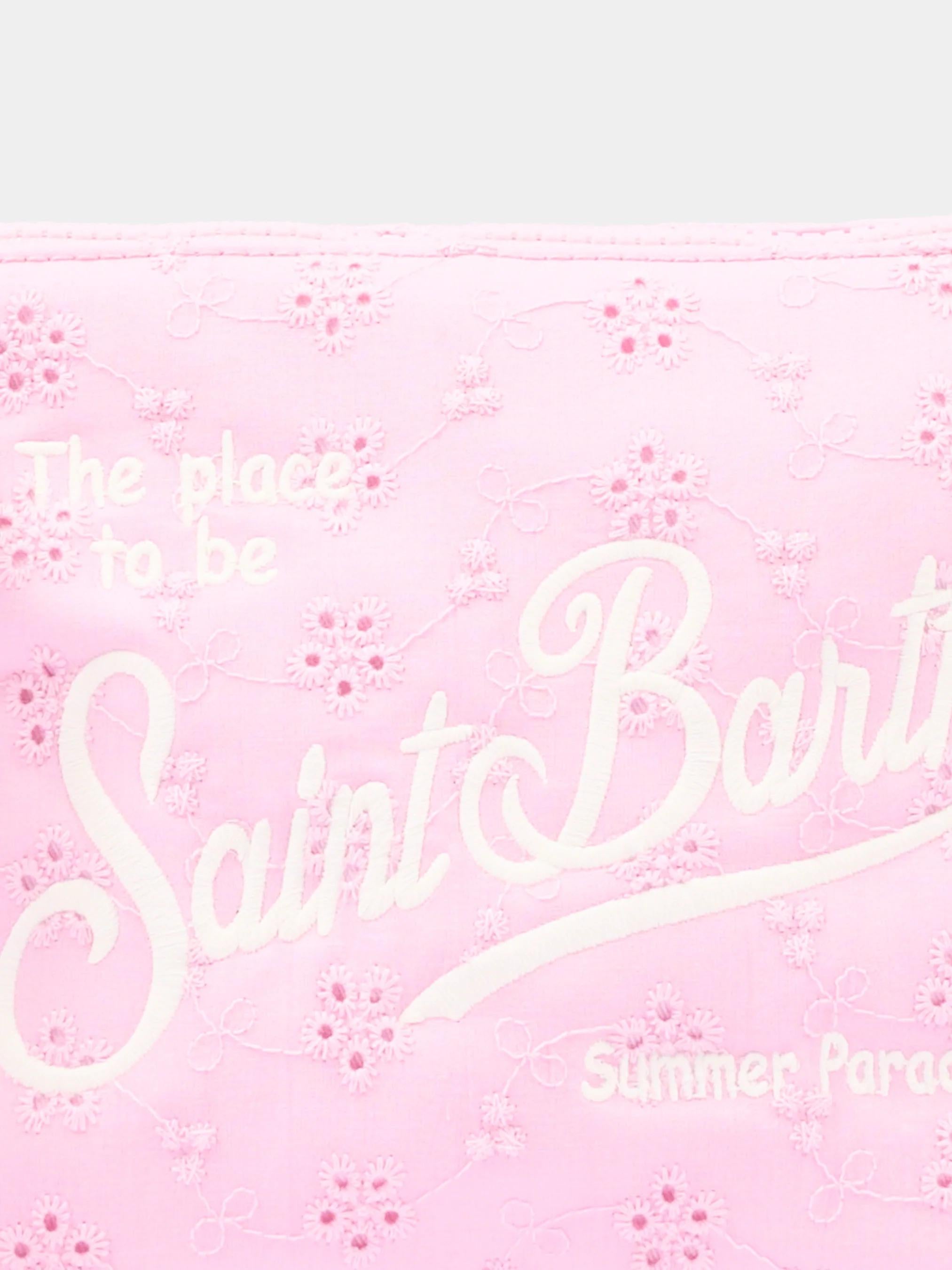 Mc2 Saint Barth Pochette Aline Rosa In Cotone Sangallo ALI0045/03025L ALI0045 03025L MC2 SAINT BARTH 