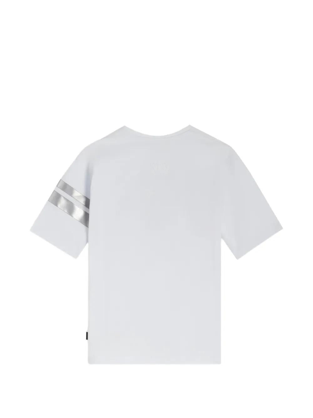 GCDS T-shirt logo regular reflective ss WHITE C1UJQC703J105* 100B GCDS 