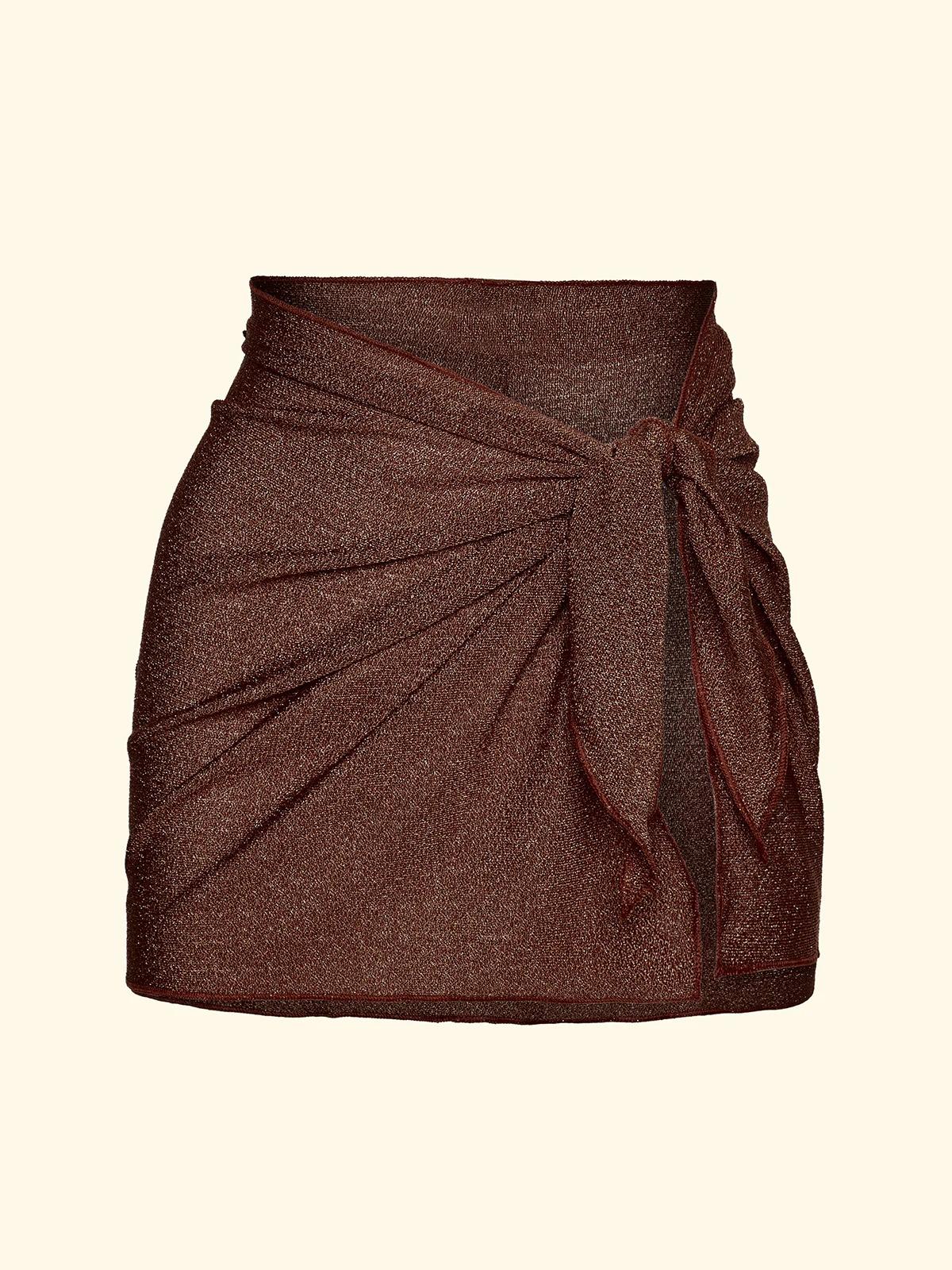Pareo Corto Donna F**K Brown SW1147-BN FK26-SW1147 BN F**K 