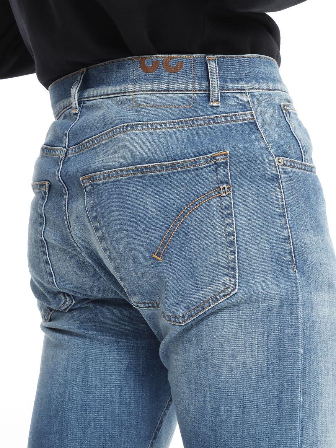 Dondup Jeans Dian Carrot Cinque Tasche Slim Fit Uomo Blu UP576-DS0345U-LG6 800 DONDUP 