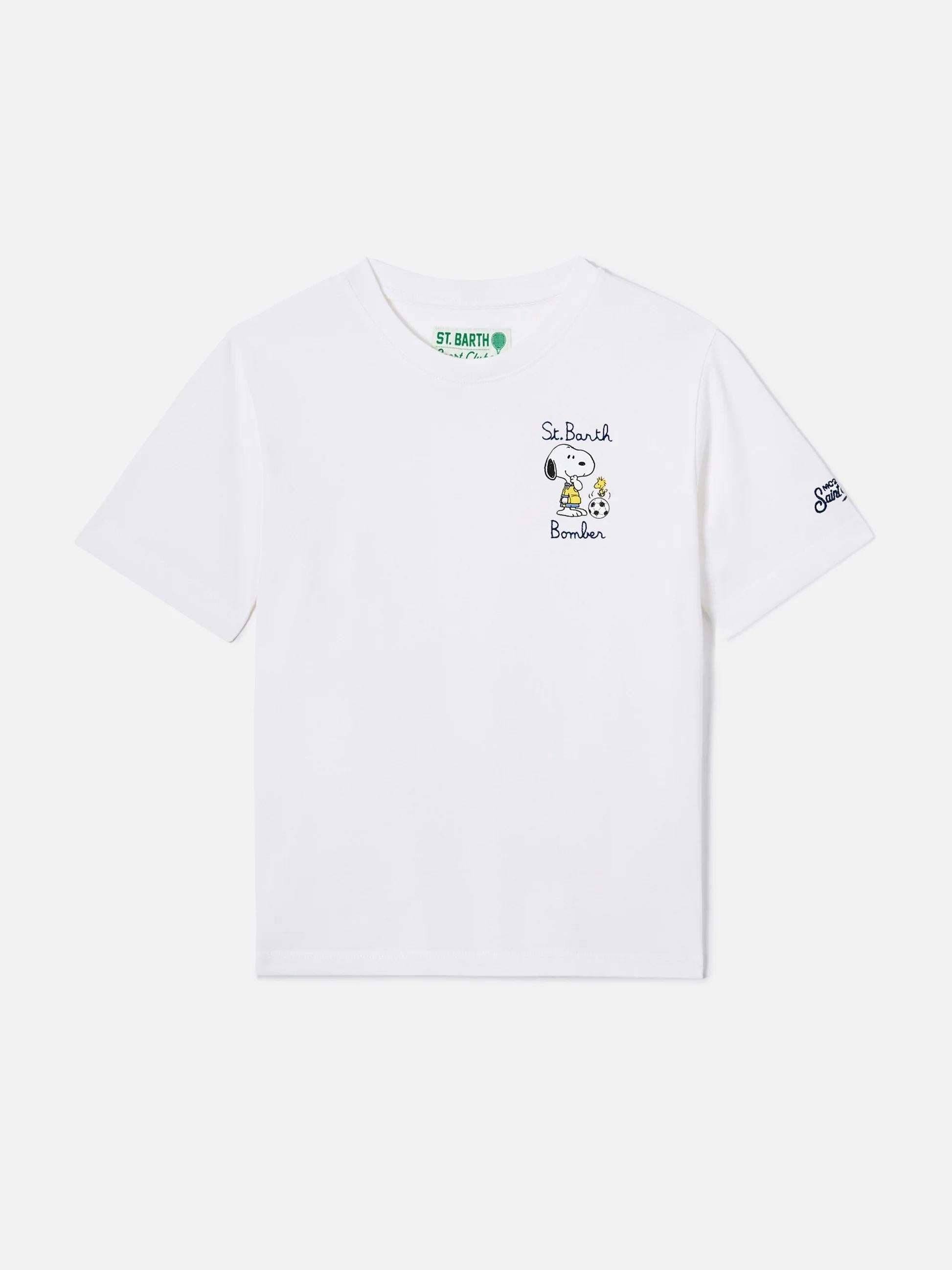 T-shirt Portland Jr con ricamo Bomber | Special Edition PRL0001 02650L MC2 SAINT BARTH 