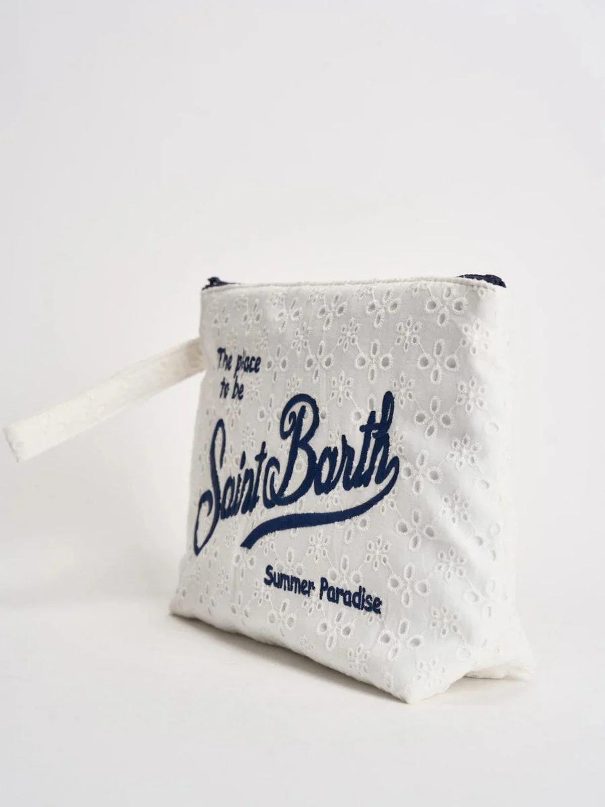MC2 SAINT BARTH Pochette Donna ALINE SANGALLO L 00238L COTTON MINI FLOWERS EMBRY 01 EMB ALI0052 00238L MC2 SAINT BARTH 