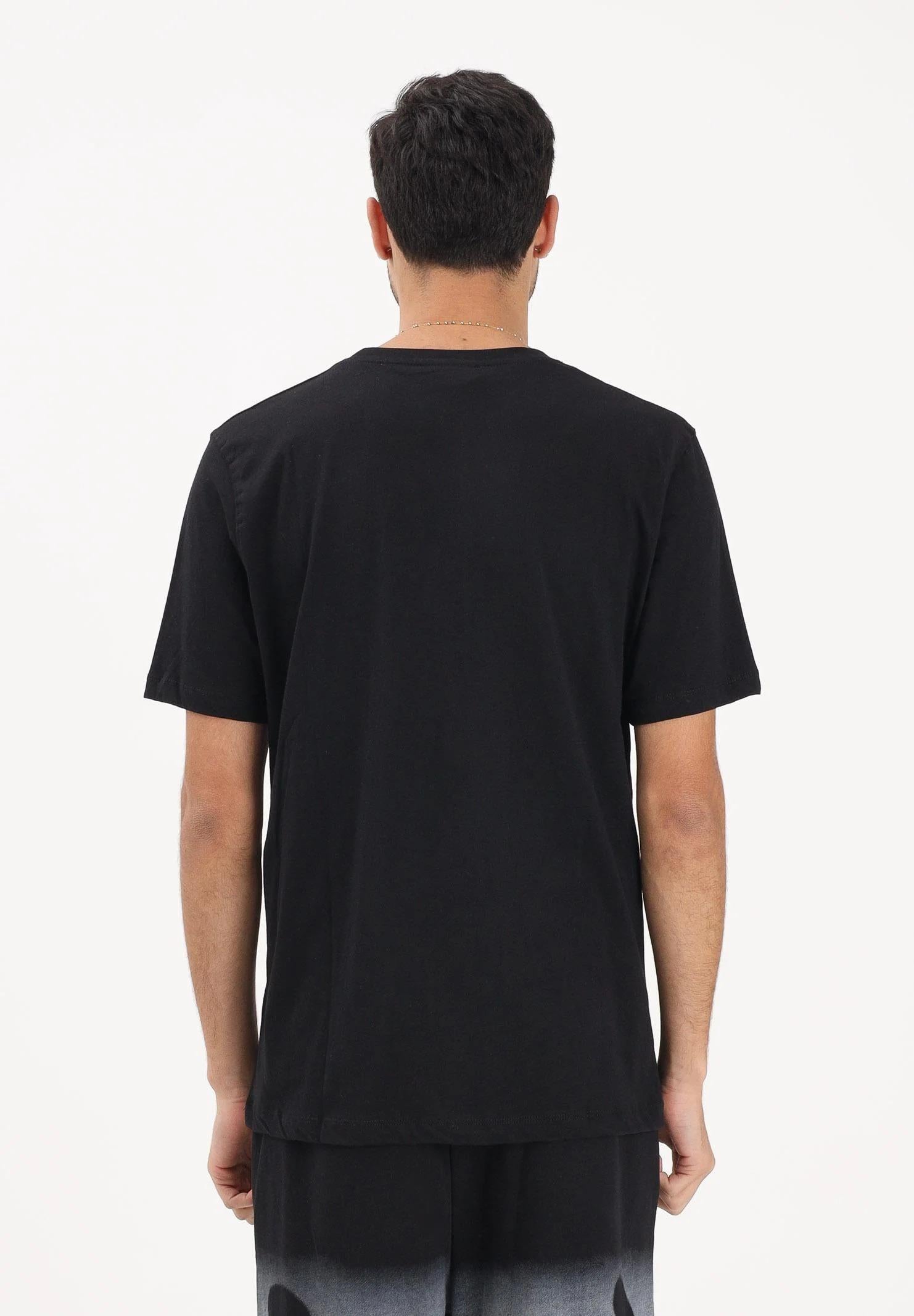 DISCLAIMER T-shirt a manica corta nera da uomo con stampa logo in stile graffiti 26EDS55419 NERO DISCLAIMER 