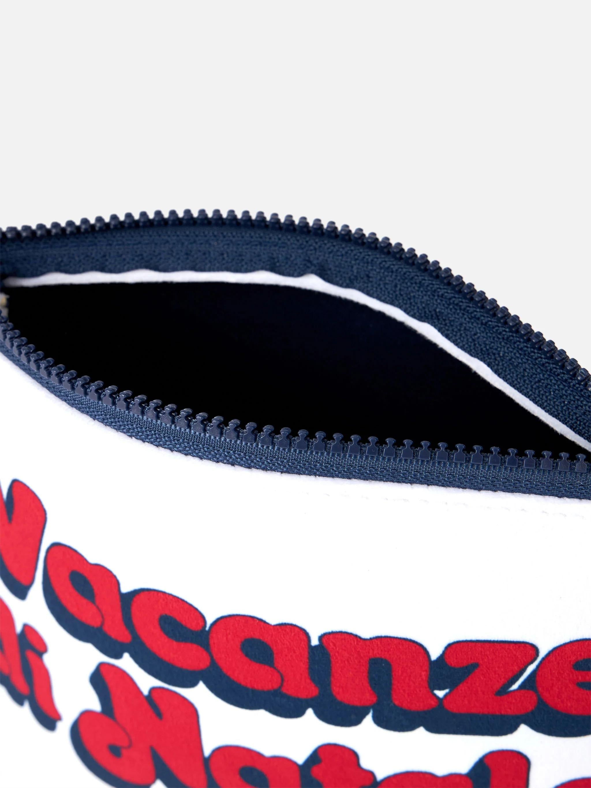 Pochette Aline in lana con stampa Vacanze di Natale | VACANZE DI NATALE EDIZIONE SPECIALE ALI0002 02226I MC2 SAINT BARTH 