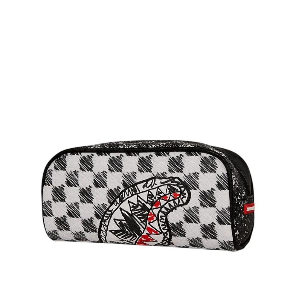 Astuccio mix and match scribble pouch 910B7899NSZ BLACK/WHITE SPRAYGROUND 