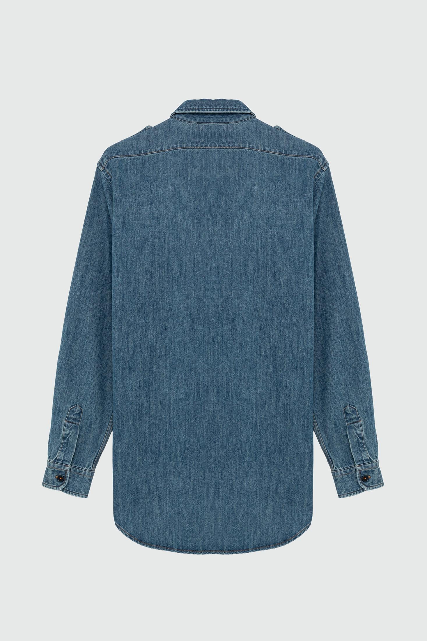 EVA X ROY ROGER'S - CAMICIA MILITARY IN DENIM RND90353D7482876 C0999 ROY ROGER'S 