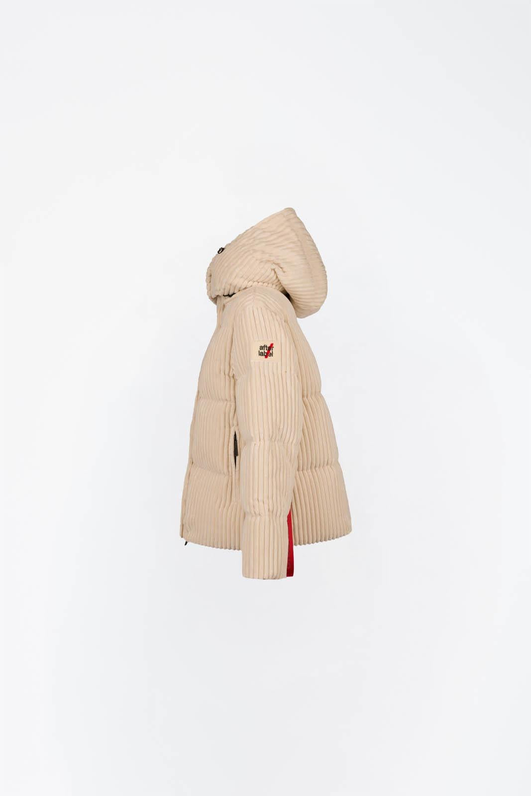 Giubbino Velluto Kipnuk Latte KIPNUK-TP324 010 AFTER LABEL 